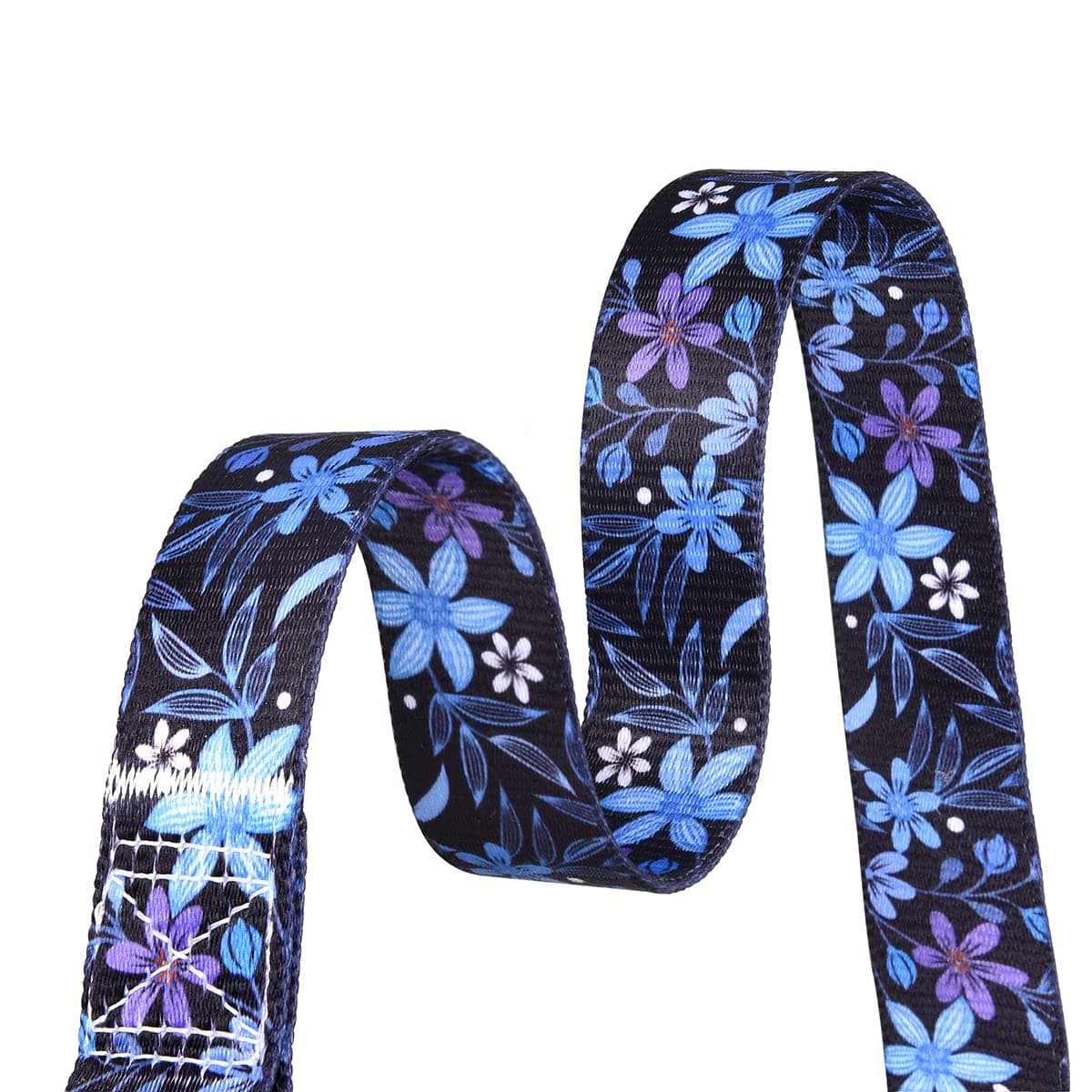 Mihqy Dog Collar for Small Dogs, Cute Small Medium Large Dog Pet Collar, with Floral Patterns, Soft Adjustable for Boy Girl Female Male Puppy Dog Collar(Floral Blue,S) — view 5