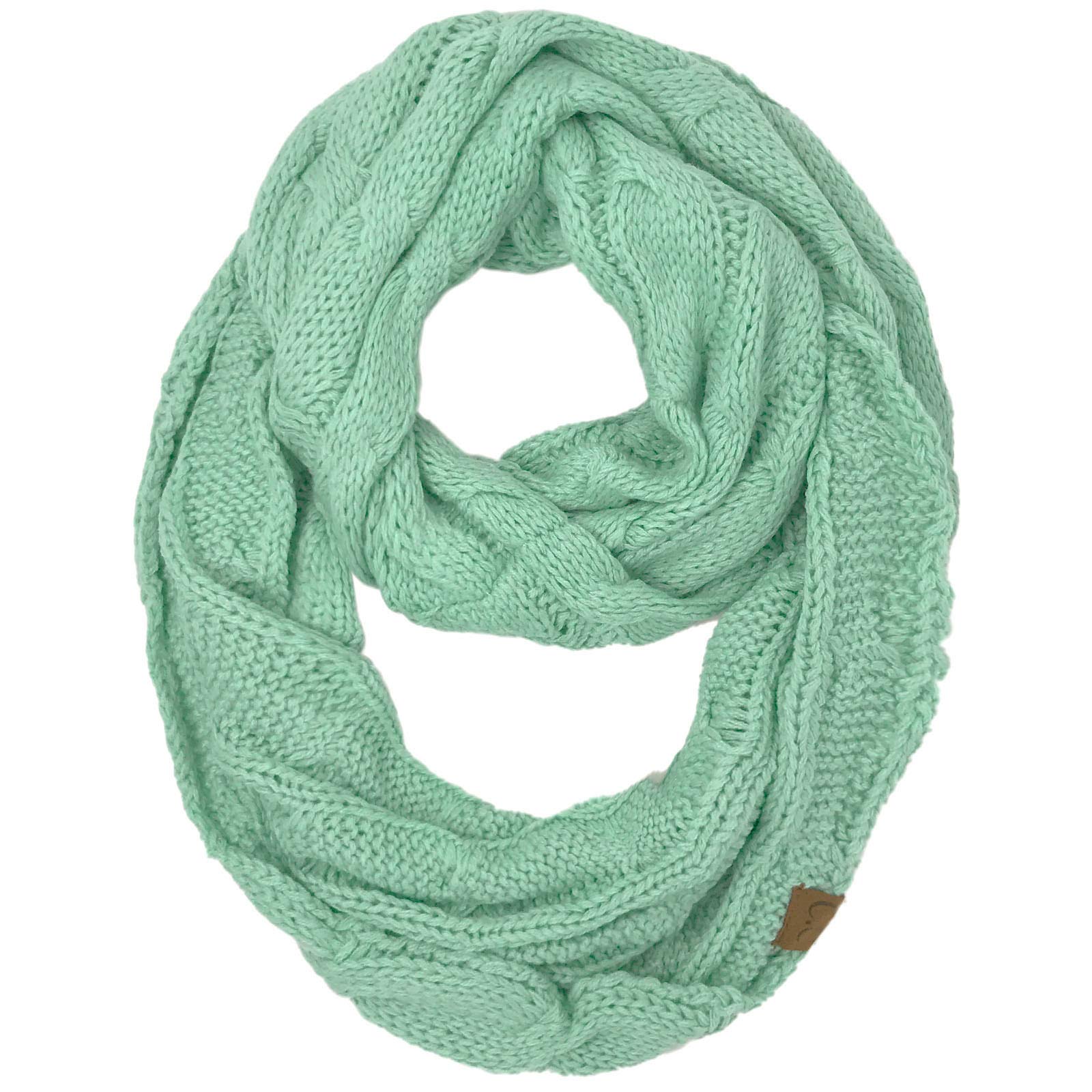 Warm Chunky Soft Stretch Cable Knit Beanie Skully — view 185
