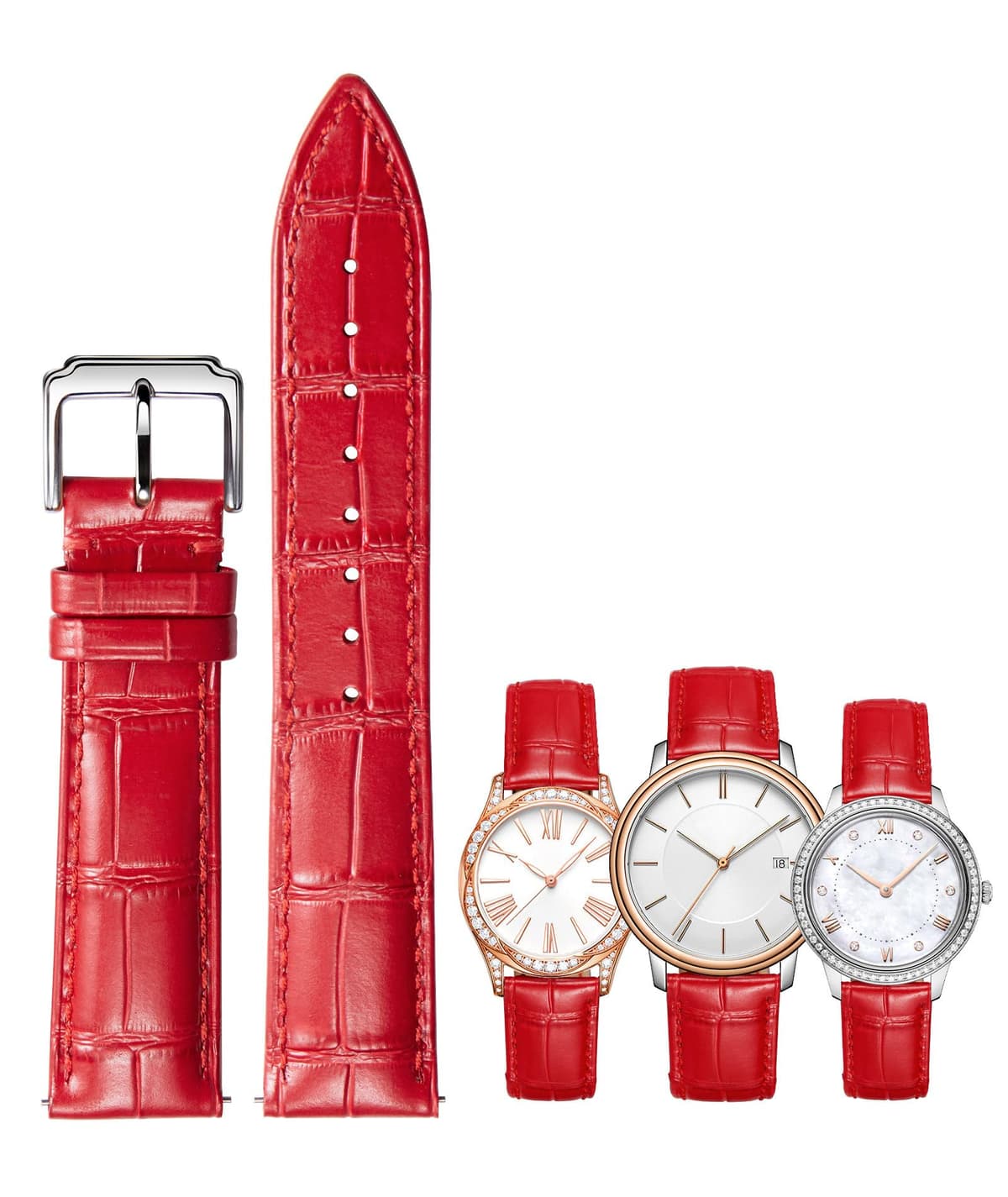 BINLUN Correa Reloj de Piel de Liberación Rápida Correas de Relojes de Cuero de Repuesto para Hombres y Mujeres con 12 Colores (10mm 12mm 14mm 15mm 16mm 17mm 18mm 19mm 20mm 21mm 22mm 23mm) — view 10
