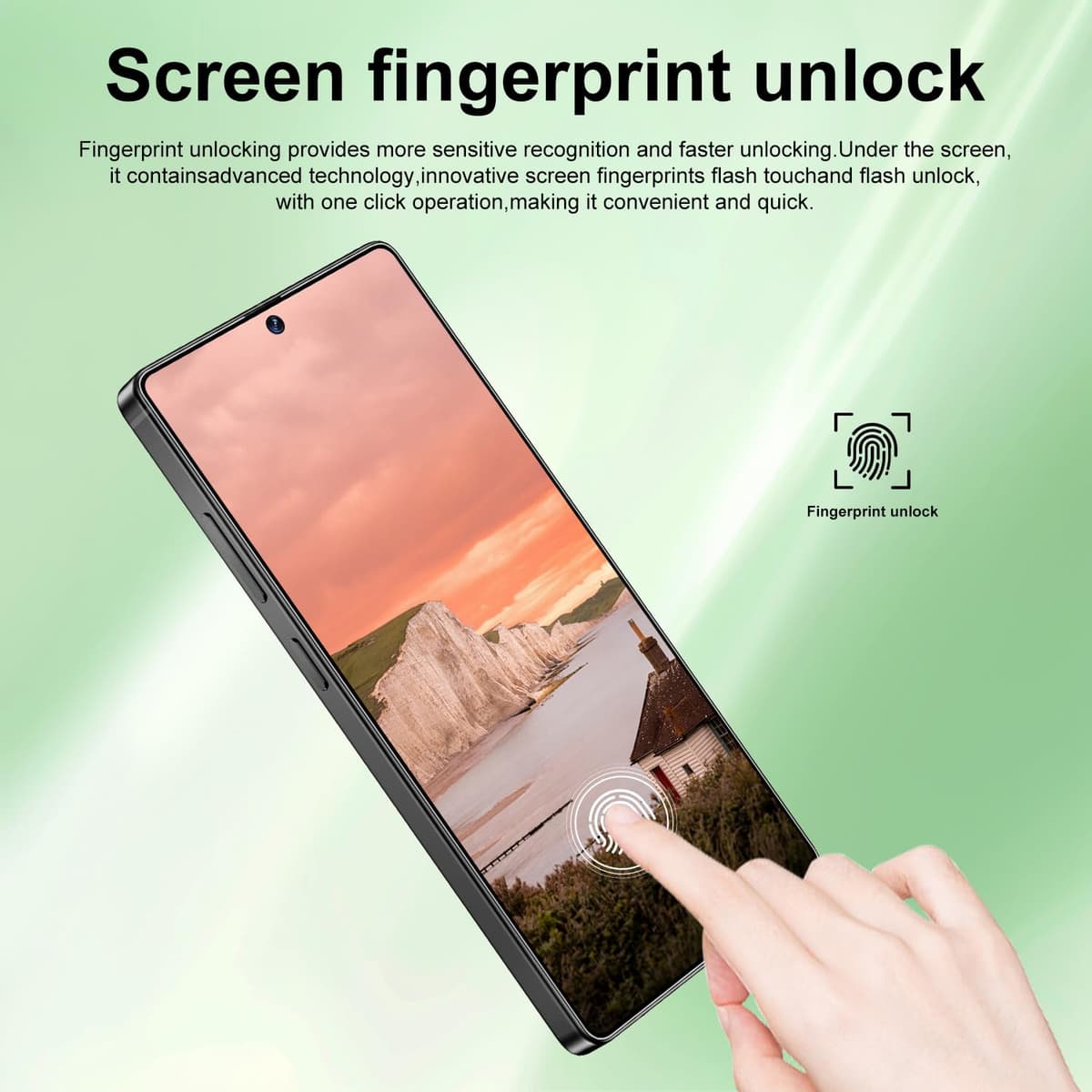 BVNA 2501 Smartphone Cell Phone 2501 (Black A) — view 4