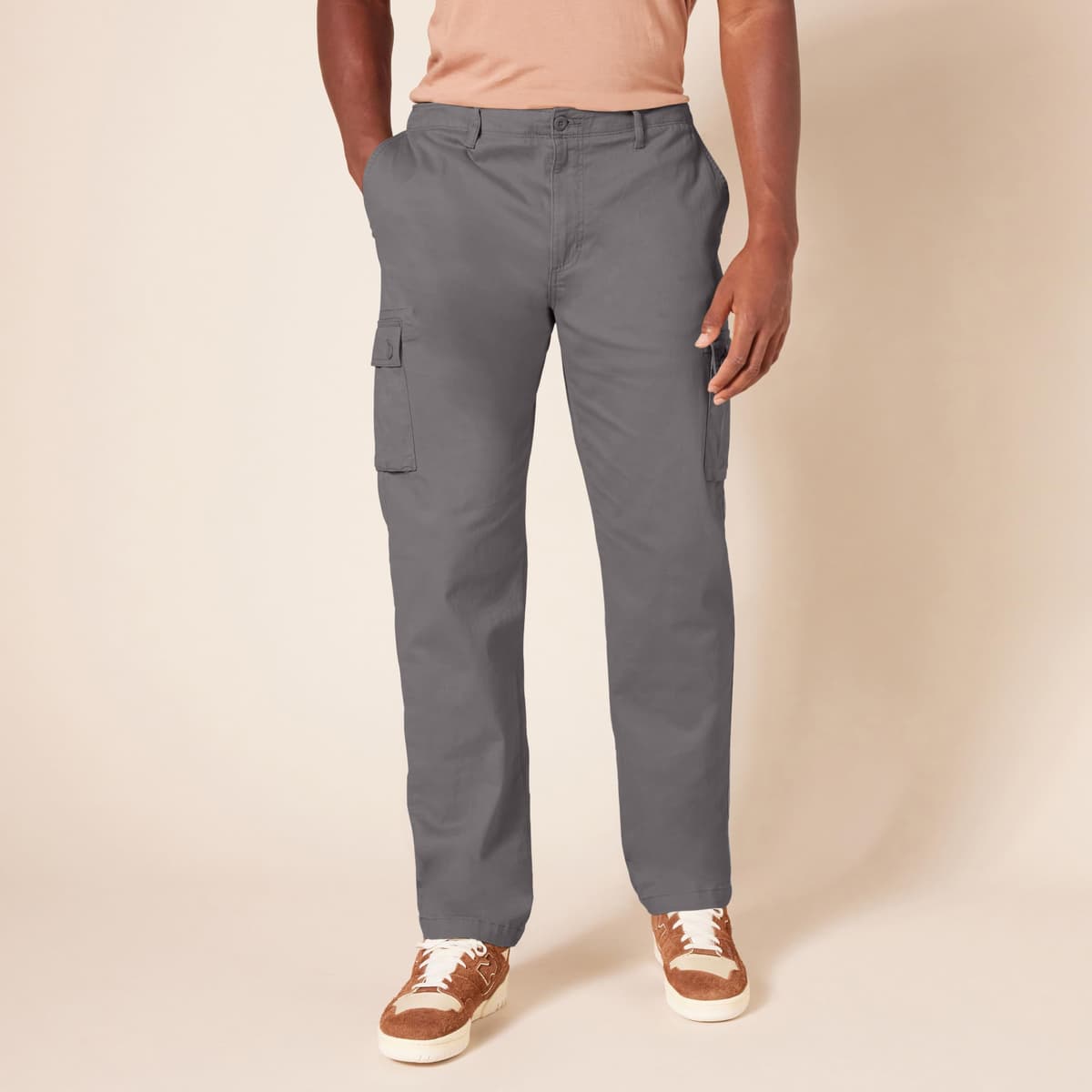Amazon Essentials Men's Straight Fit Stretch Cargo Work Trousers (Available in Big & Tall) — view 5