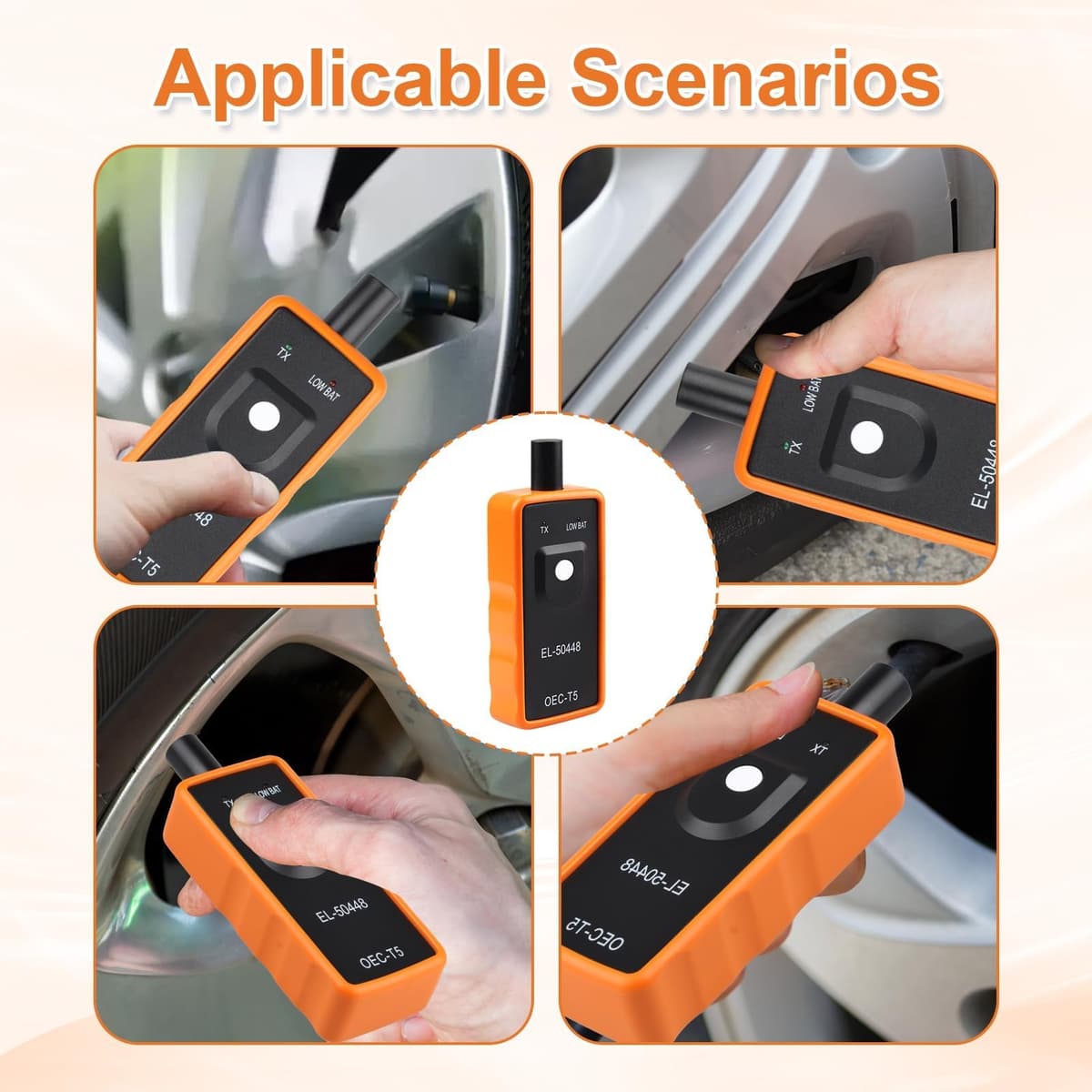 TPMS Reset Tool, Training System EL-50448 OEC-T5 Tyre Pressure Monitor, Accurate Measurement Tyre Pressure Reset Device System Programming for Astra, Insignia, Vauxhall, Opel, Ford and GM Vehicles — view 4