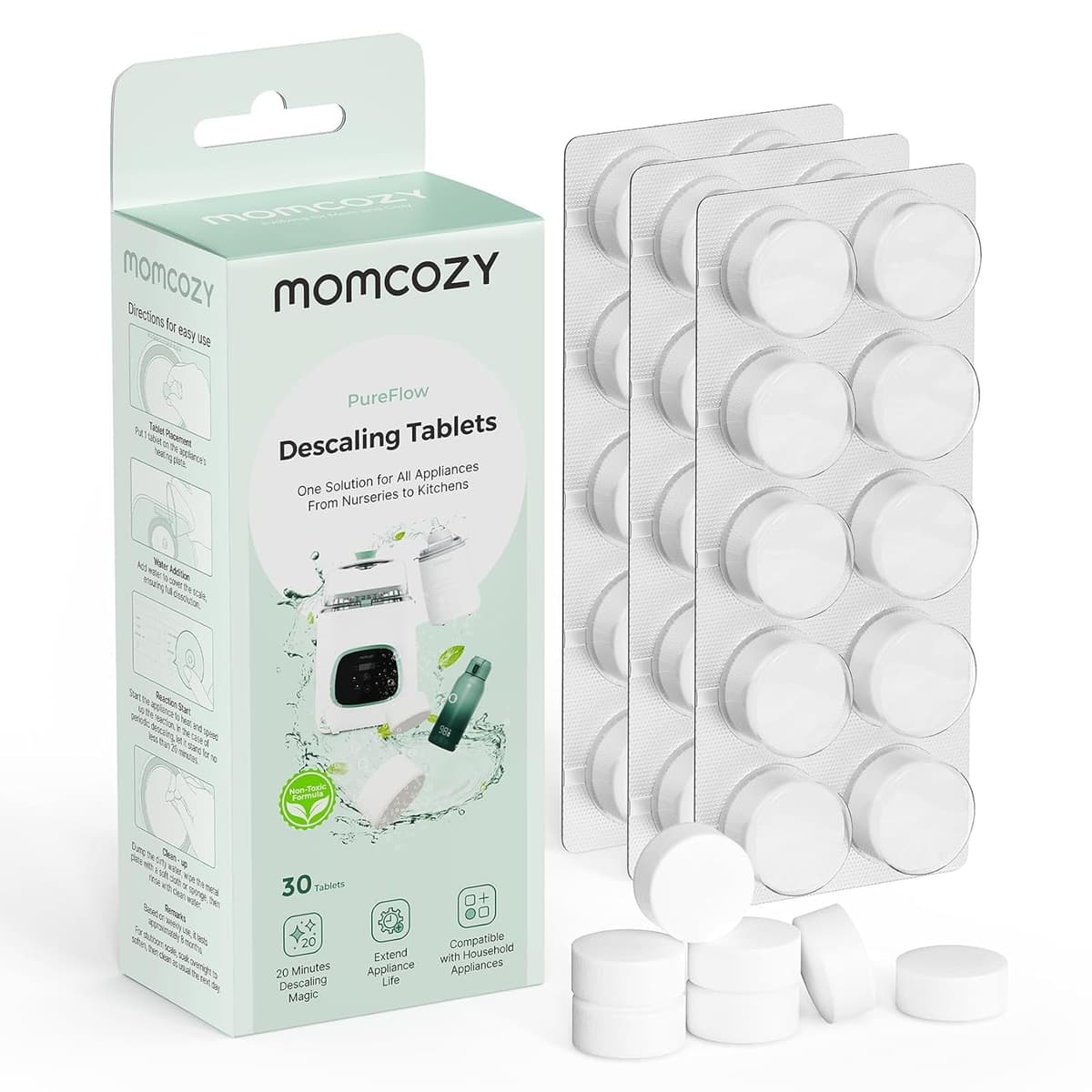 Momcozy KleanPal Pro Baby Bottle Washer, Steriliser & Dryer - All-in-One Cleaning Machine for Bottles, Breast Pump Parts & Baby Essentials - Time-Saving & Effortless Care — view 10