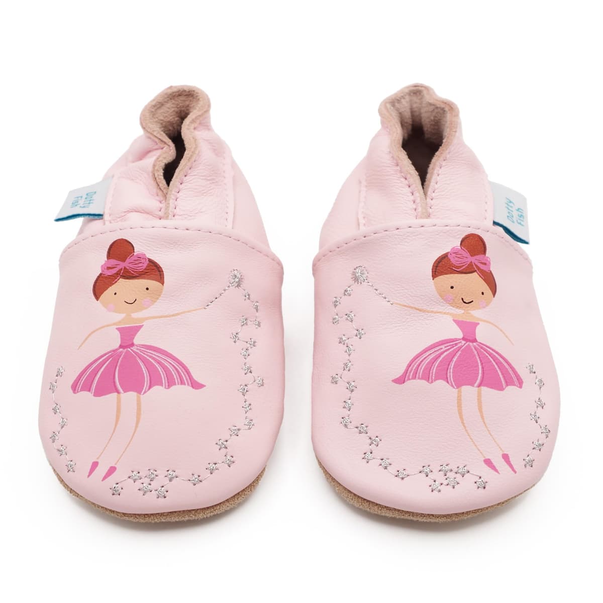 Dotty Fish Soft Sole Leather Baby & Toddler Shoes – Barefoot, Non-Slip, Lightweight & Flexible, Elasticated Ankles - Unisex Boys & Girls, UK Brand, Podiatry Approved — view 29