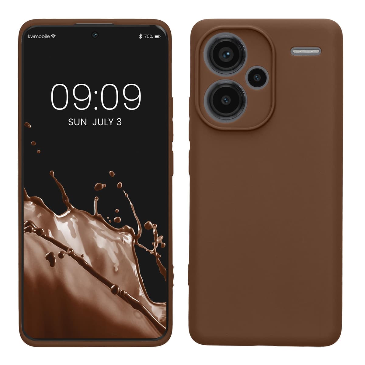 kwmobile Carcasa Compatible con Xiaomi Redmi Note 14 Pro 5G / Poco X7 Funda - Funda Ultrafina de TPU con Bordes elevados - Lavanda Metalizado — view 37