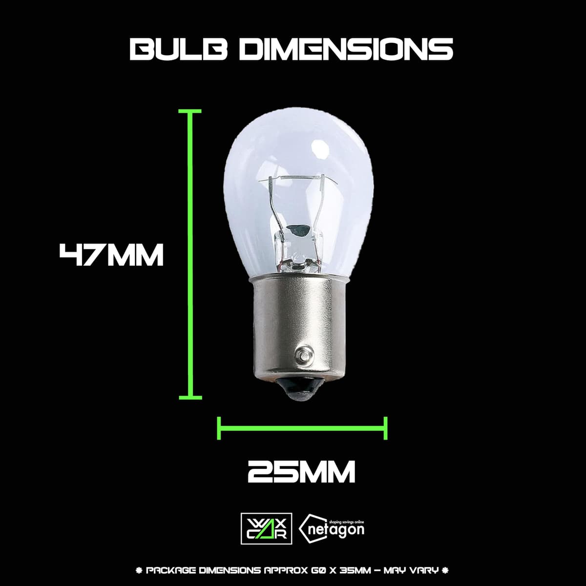 Vehicle Light Bulbs, Multi-Purpose for Tail, Brake, Fog, Indicator, Reverse Lights, 10 Pack, Universal Fit, Halogen, 21W, Compatible with Car, Van, Trailer, Truck, Bike (382 (10 Pack)) — view 5