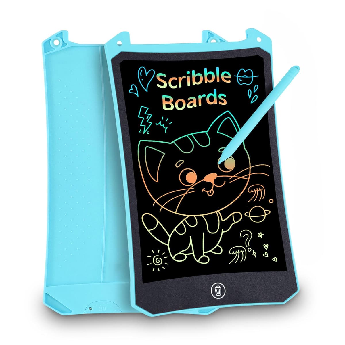 Juguetes Niños Cuentos Infantiles 2 3 4 5 6 7 8 Años,PINKCAT Pizarra LCD 8,5 Pulgadas Regalos Cumpleaños Niños Colegio Juegos de Viaje Puzzle Niño Juegos Educativa Tablet Criança — view 12
