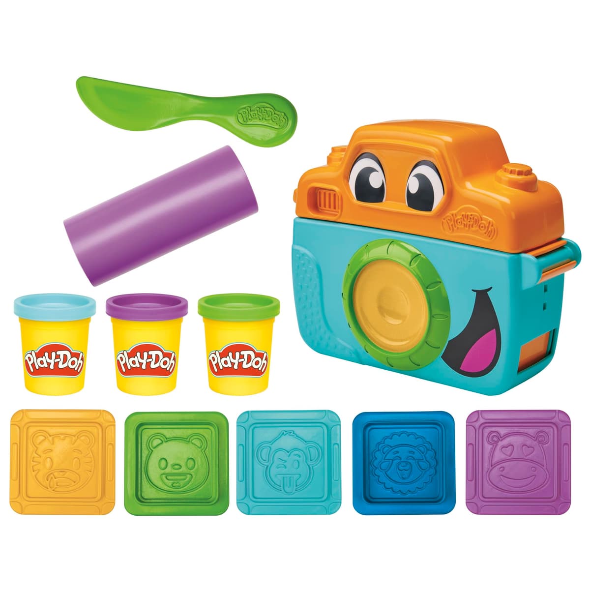 Play-Doh Hasbro, Dinosaurio, Formas y Colores, Juguetes de Arte y Manualidades, Materiales Artísticos para Niños y Niñas de 2 Años o Más, 6 Botes, Plastilina de Colores, Creatividad, Regalo — view 20