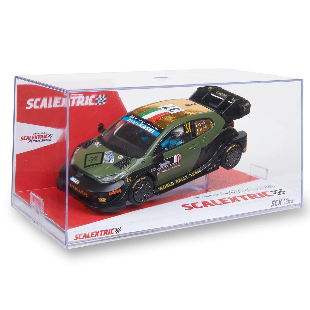 SCALEXTRIC - Vehículo de Carreras Classic - Coche Slot Escala 1:32 (Toyota Yaris WRC - Bertelli) — view 2
