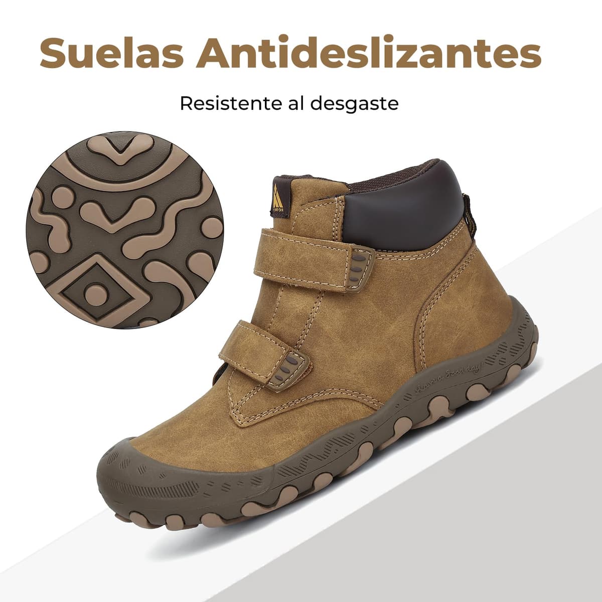 Mishansha Unisex Niños Zapatos de Senderismo para Antideslizante y Ligero Botas para niña Botas de Montaña — view 6