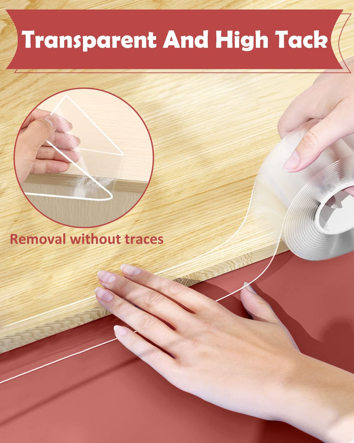 Loiion Protectores Esquinas Bebes Transparente, 3m Pre-Adhesivo Extra Fuerte Cinta Nano Tape, Multifuncional Protectores para Esquinas y Bordes, Protección para los Bordes y Esquinas del Bebé — view 2