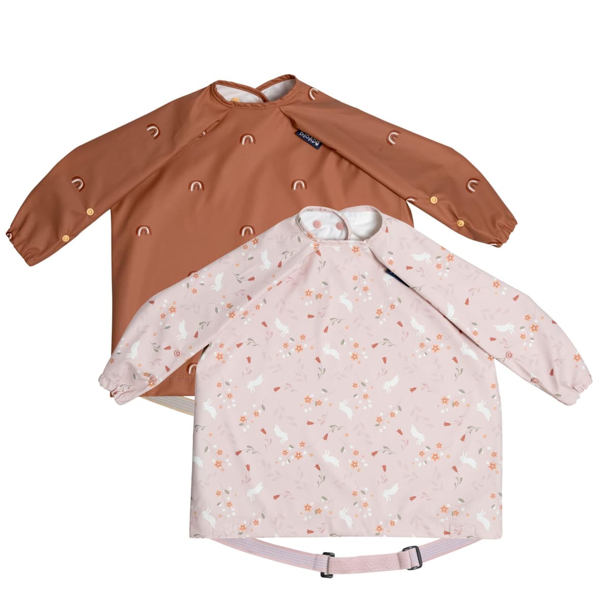 BIBaDO - Long Sleeve Baby Bibs - Babies & Toddlers 6-36 Months - Coverall Weaning Bib - Easy Wipe Clean & Soft Fabric - Attach to Highchair & Tables - Waterproof - Machine Washable — view 15