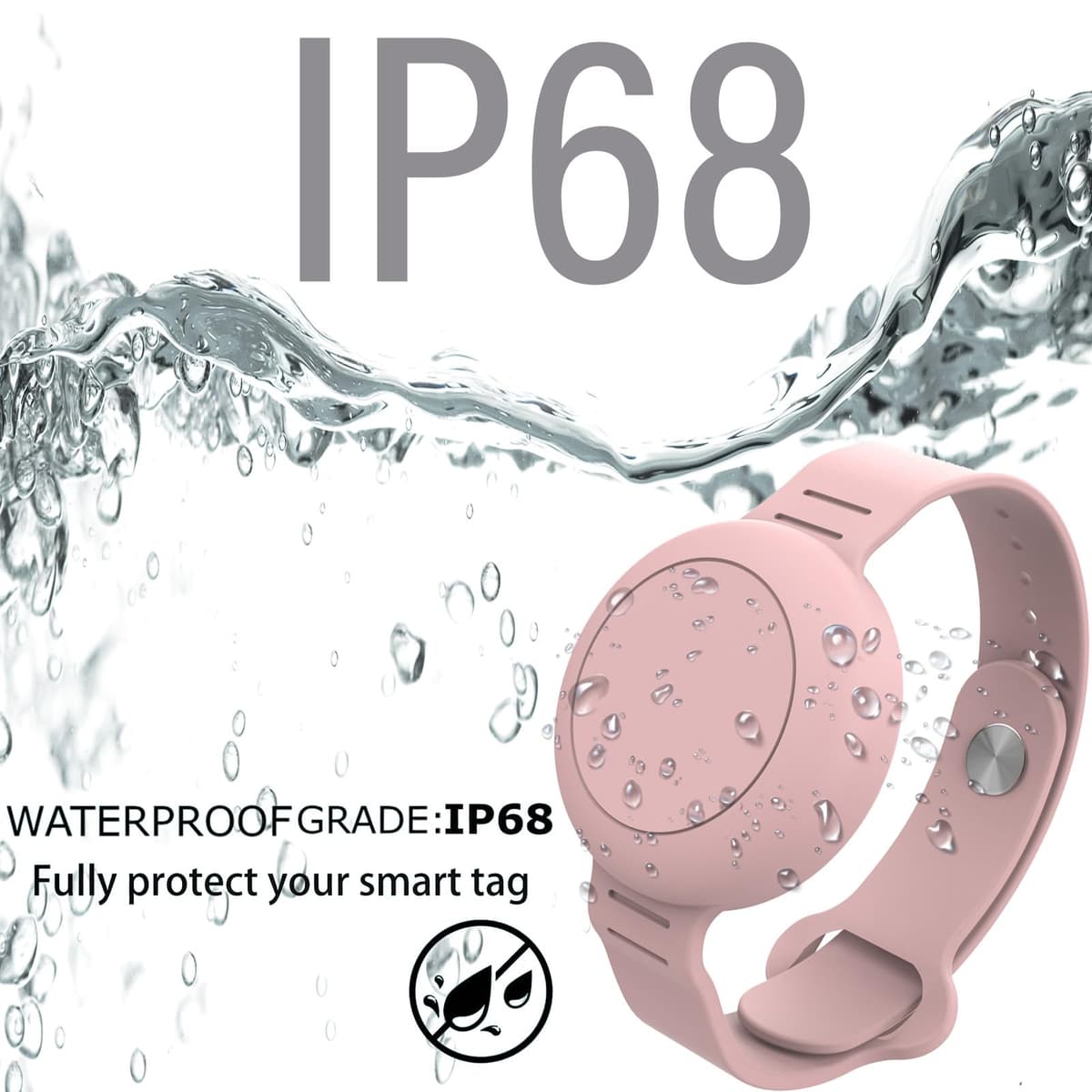 Pulsera AirTag impermeable, antipérdida y antiarañazos, funda protectora para niños, adolescentes y ancianos — view 4