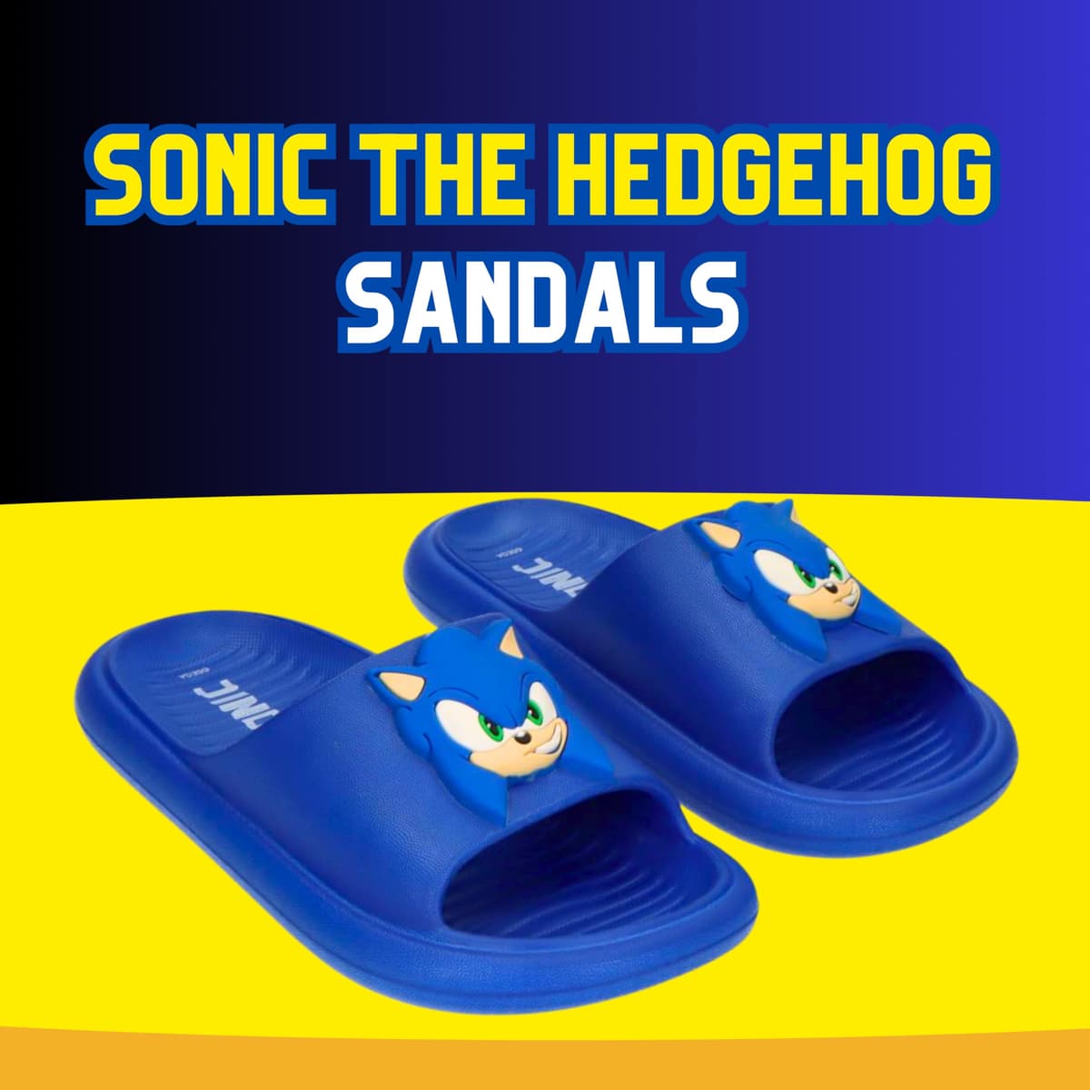 Sonic The Hedgehog Sandalias para Niños, Sandalias de Verano, Regalo Niños, Tallas EU 26 a 33 — view 2