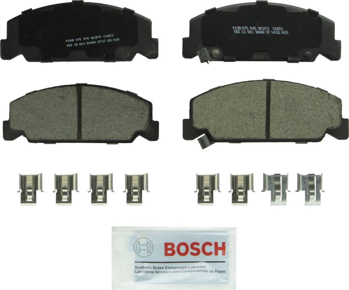 Bosch BC914 QuietCast Premium Ceramic Disc Brake Pad Set For: Acura ILX; Honda Accord, Civic, CR-V, Element, Fit, Front — view 171