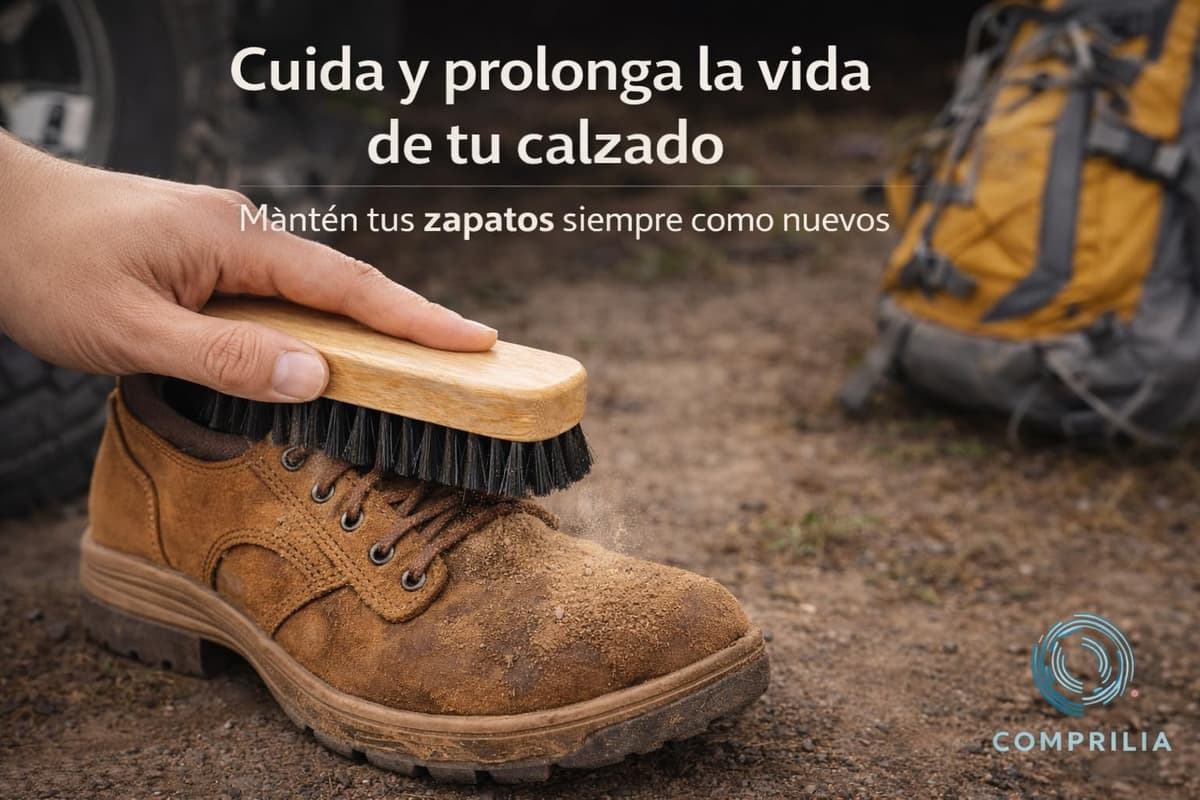 Cepillo Limpieza Zapatos Cerdas Duras Madera Natural Cepillo para Calzado Multiusos Limpiar Botas Zapatillas y Cuero Duradero 1 Unidad — view 5