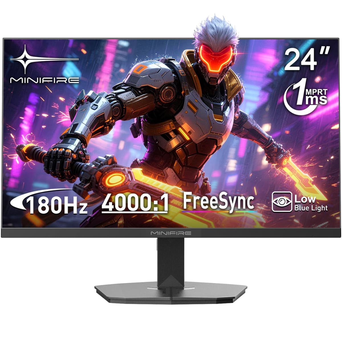 Minifire 27 Inch Curved Gaming Monitor 160Hz, FHD 1920x1080, PC Screen with VA Panel 1500R, 1Ms GtG, sRGB130%, Computer Screen, VESA Compatible, Eye Care Adaptive Sync HDMI＆DP Prots (MFG27C1L) — view 11
