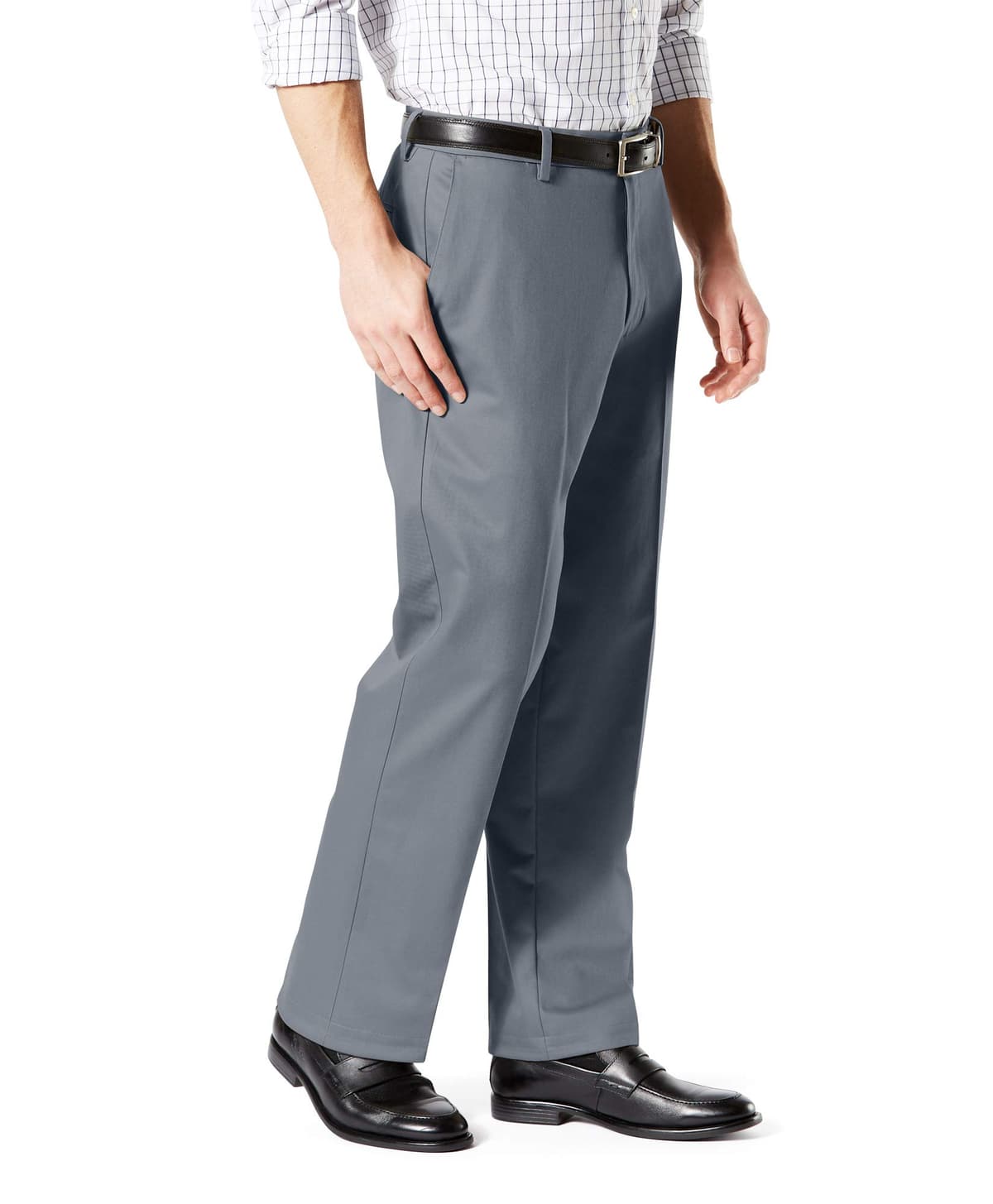 Dockers Men's Classic Fit Signature Khaki Lux Cotton Stretch Pants — view 2