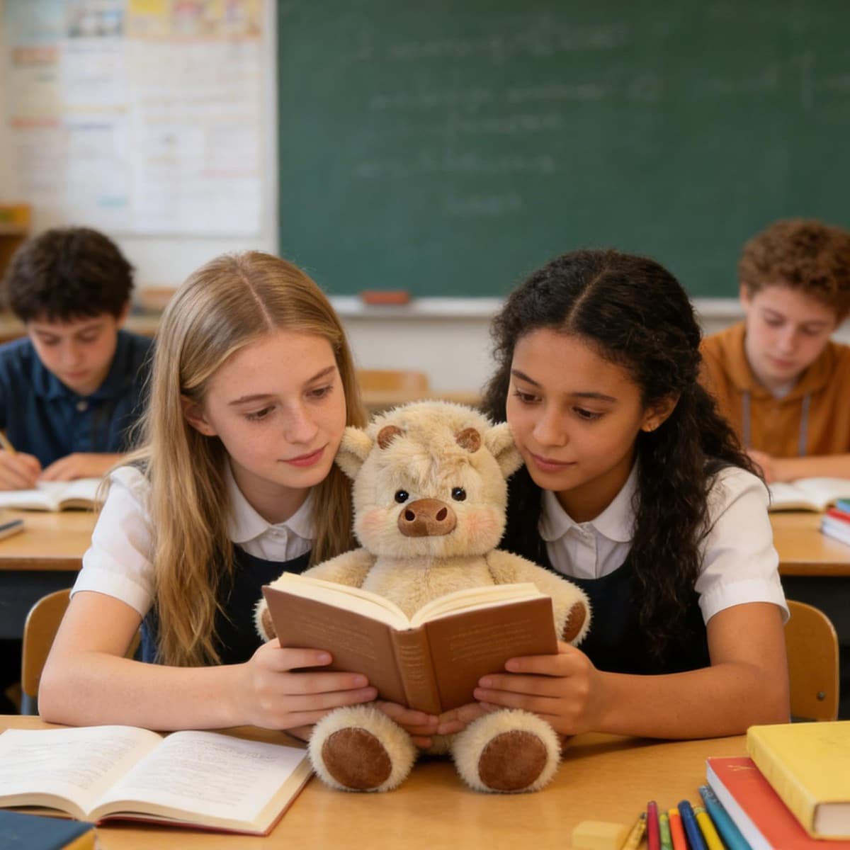 Genérico Juguete De Peluche De Oveja - Animal De Peluche De De 45 Cm, ​​Lindo Muñeco De Dibujos Animados Suave | Niños coleccionables De Larga duración compañero De Abrazos para Novia niños Hombres — view 4