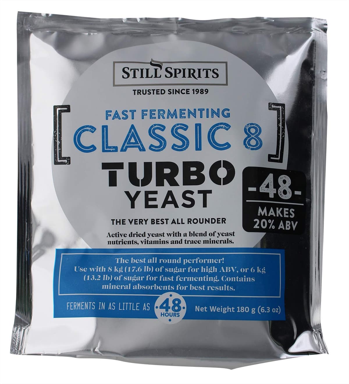 Still Spirits Turbo Classic 8 Yeast (Pack of 5) — view 3