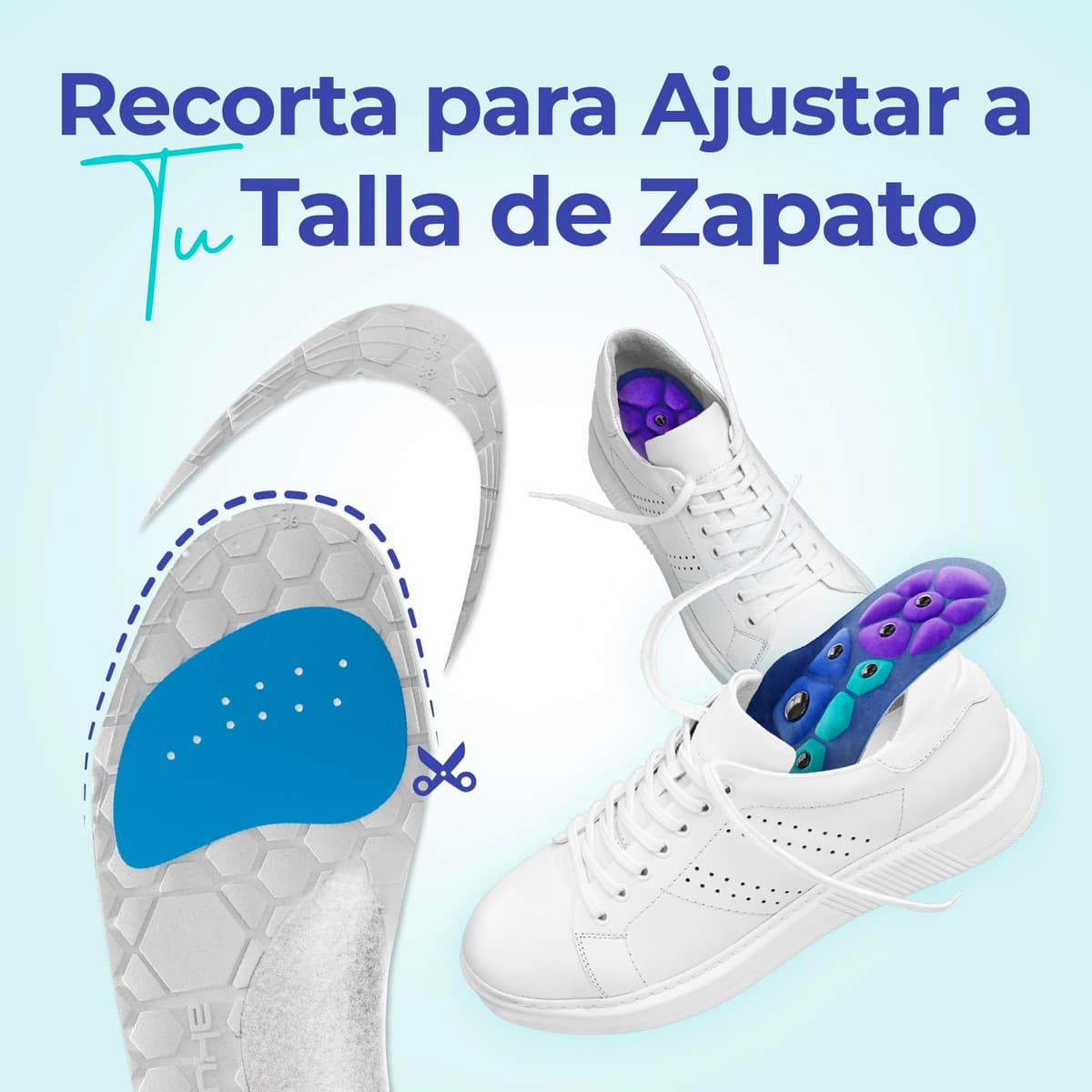 Akusoli Plantillas | Plantillas Akusoli Hombre Mujer, Gel Hombre Trabajo. Plantilla Pies Magnetic, Japonesas Soporte del Arco, Absorción de Impactos, Plantilla Cómoda EU42-47 — view 6
