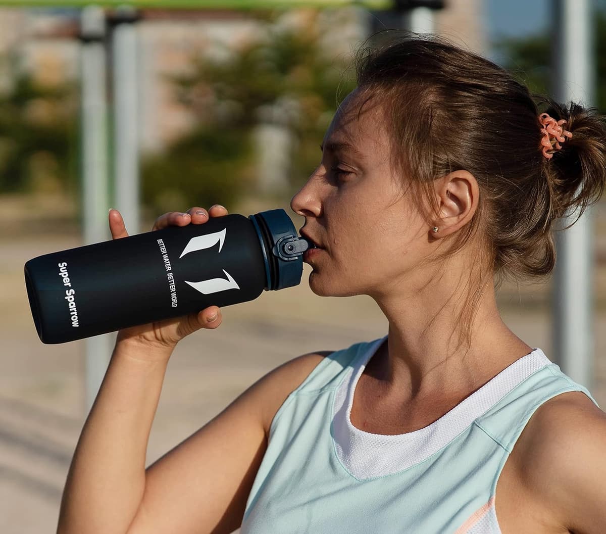 Super Sparrow Botella de Agua Deportiva -350ml & 500ml & 750ml & 1000ml - Sin BPA — view 5