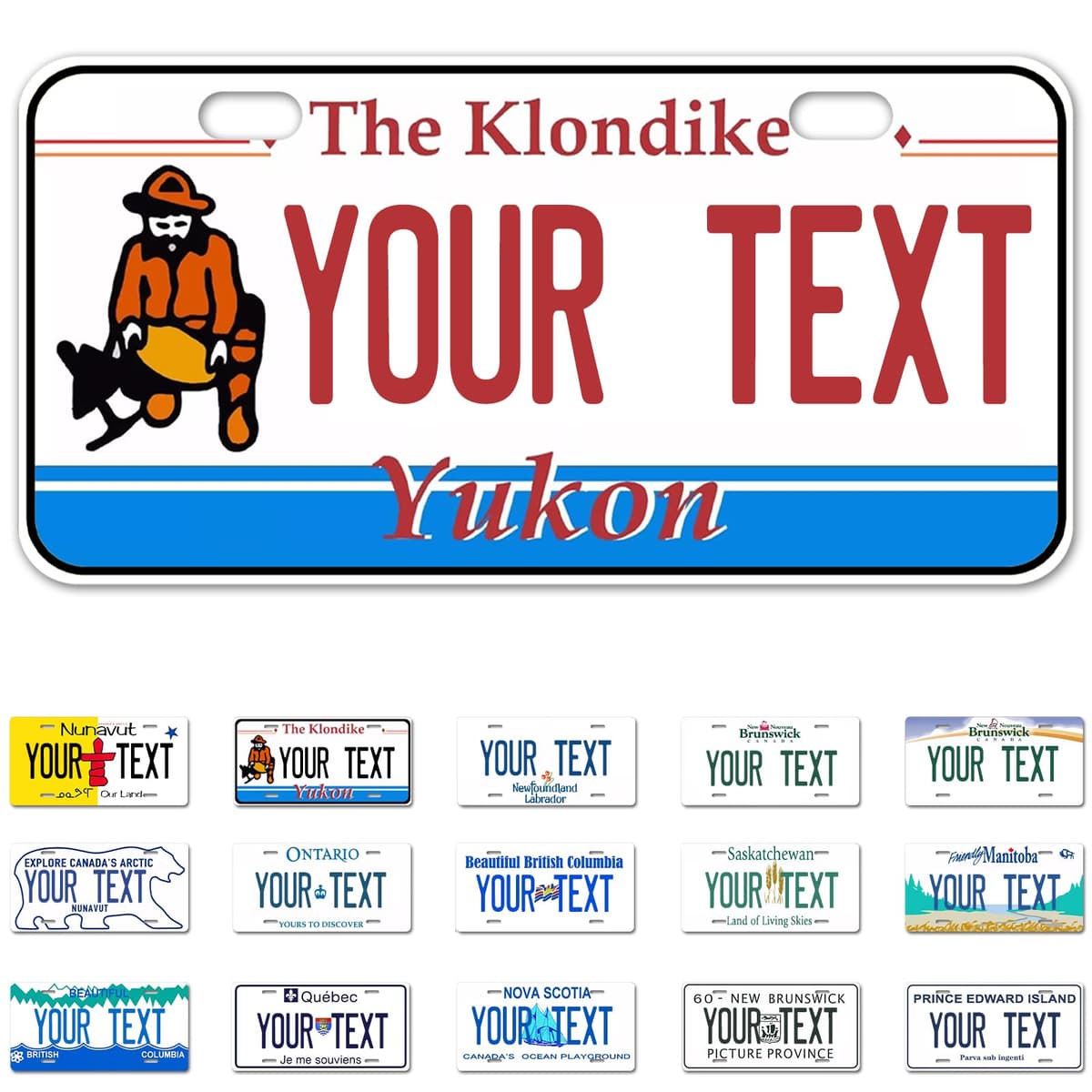 Alberta License Plate, 6"×12" Custom License Plate — view 45