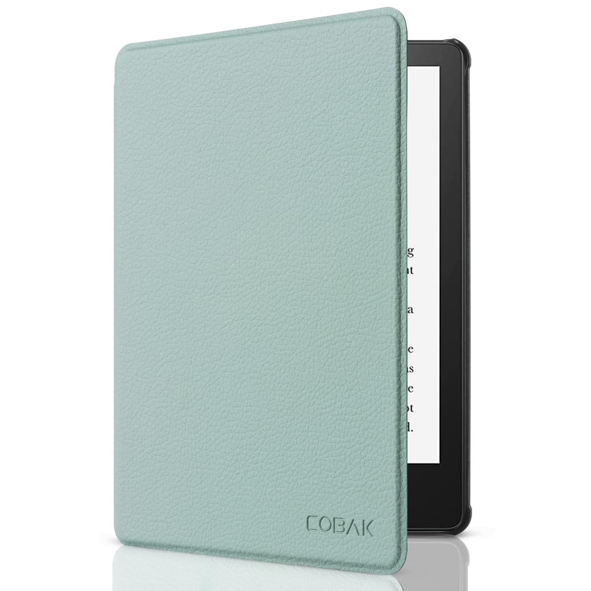 CoBak Case for All-New 7" Kindle Paperwhite(12th generation–2024)/Colorsoft Signature Edition(1st gen–2024)/Signature Edition(12th gen–2024) - PU Leather Cover with Auto Sleep/Wake, Jade — view 40