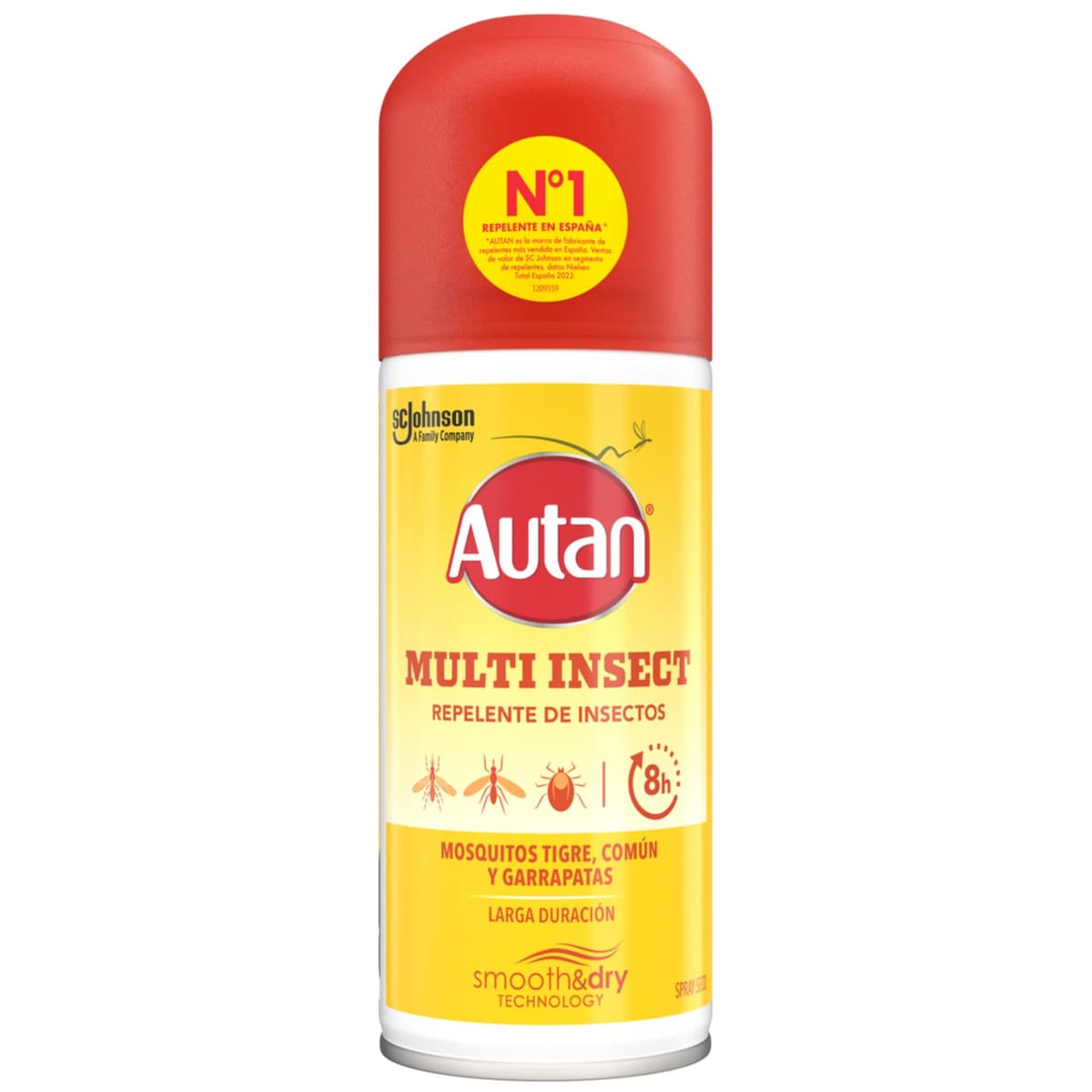 Autan Protection Plus Repelente de Mosquitos en Spray - Protege de mosquitos, moscas y garrapatas, 100ml, Loción (Paquete de 2)