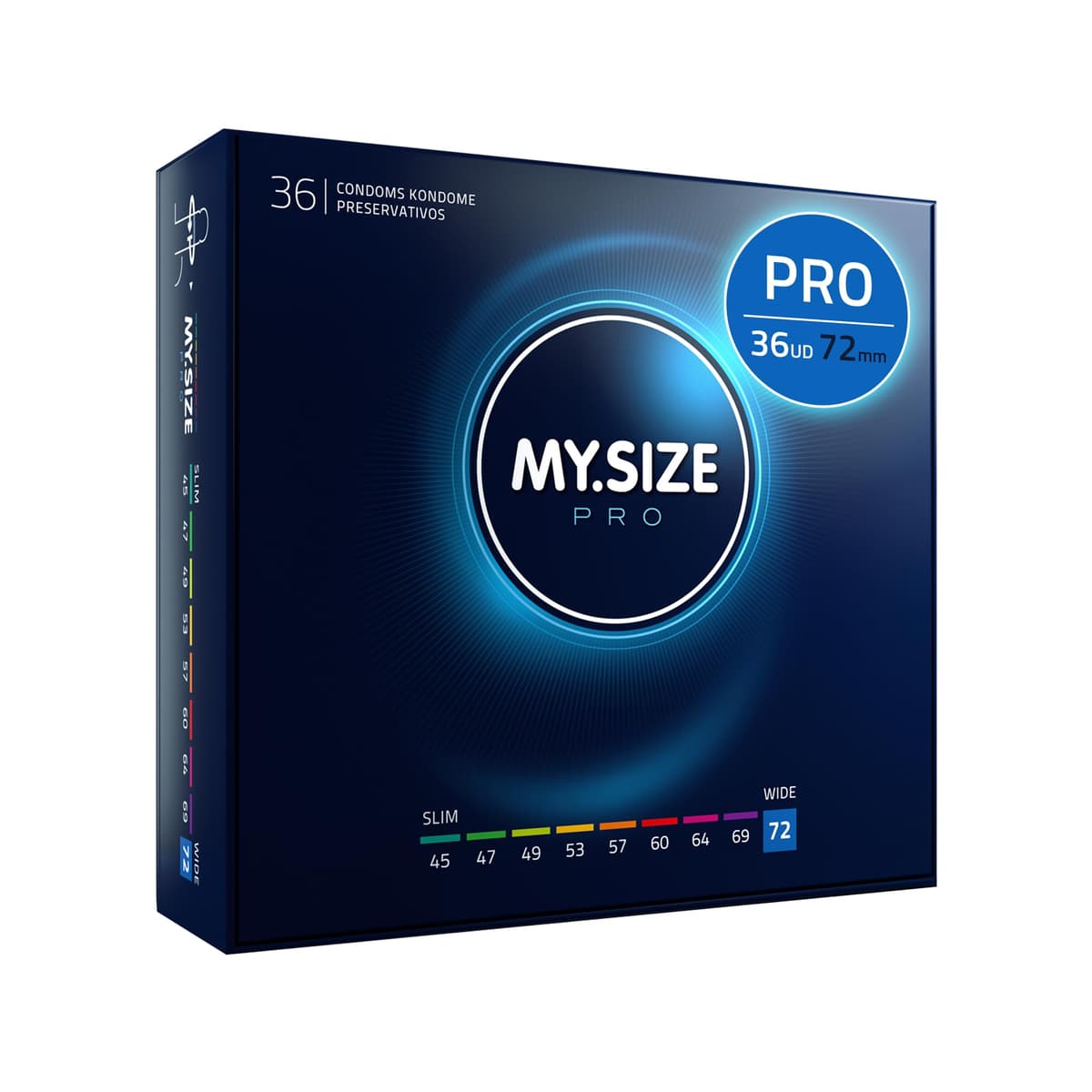 MY.SIZE PRO Condones ÉLITE, talla 5, 60 mm, XL, 10 piezas - Látex Vytex extra puro, fácil de abrir — view 35
