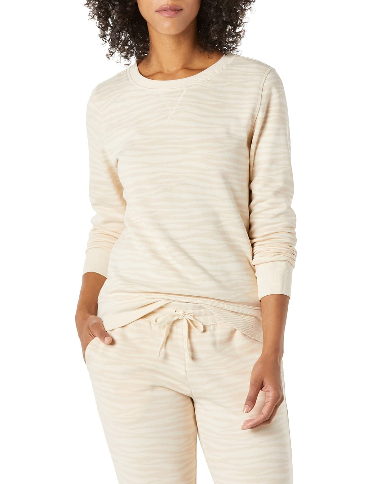 Amazon Essentials Mujer Sudadera con Cuello Redondo de Forro Polar (Disponible en Tallas Grandes) — view 152