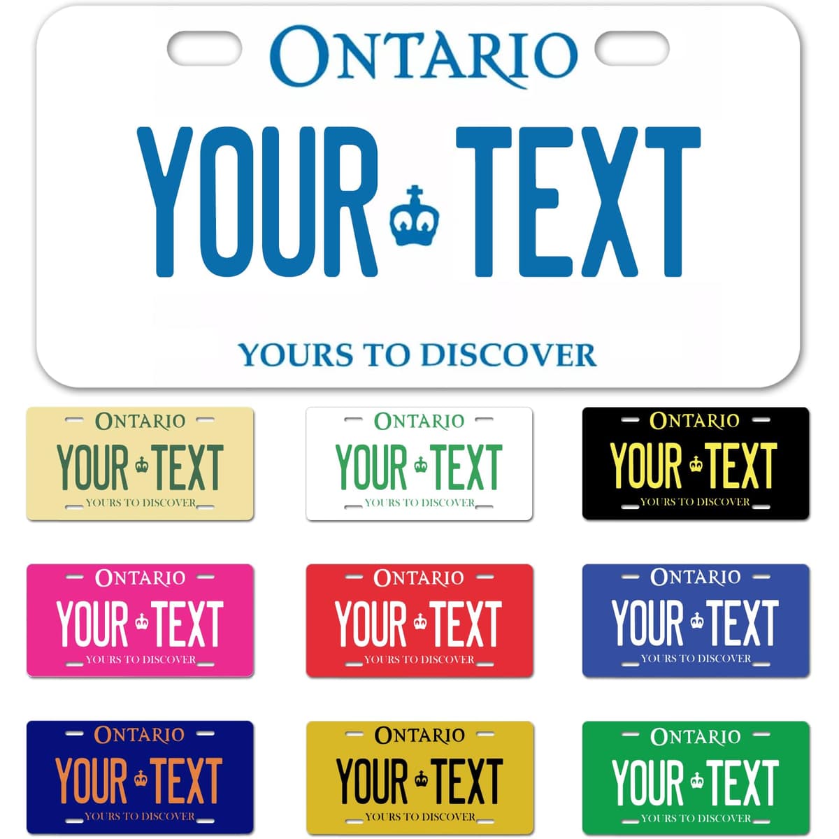 Alberta License Plate, 6"×12" Custom License Plate — view 20