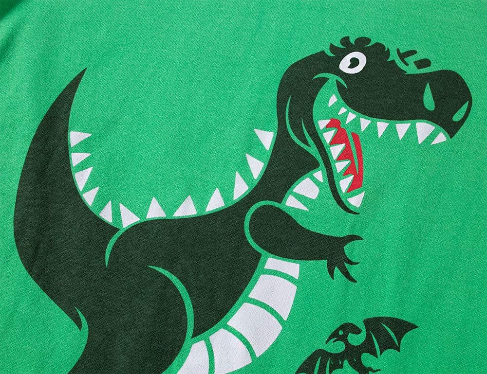 TEDD Boys Pyjamas Dinosaur Nightwear Cotton Toddler Clothes Kids Sleepwear Long Sleeve Christmas Pjs Sets 2 Piece Outfit Xmas Gift 1-12 Years — view 3