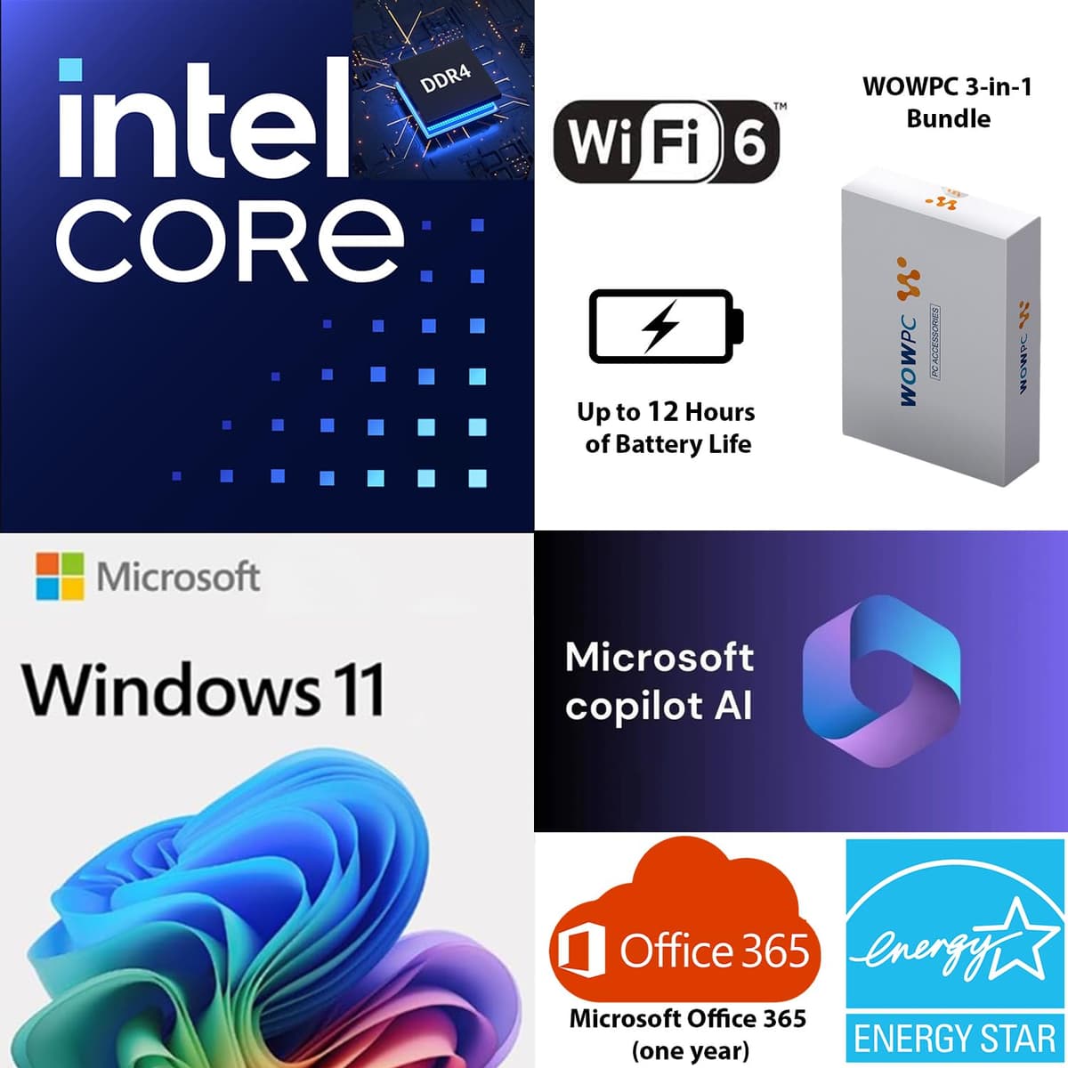 HP 14 Ultrabook • Back to School Limited Edition w/Microsoft 365 • Intel 4-Core CPU • 8GB RAM • 1.6TB Storage (128GB OnBoard w/ 512GB Portable Drive + 1TB OneDrive) • Lavender • Win 11 — view 2