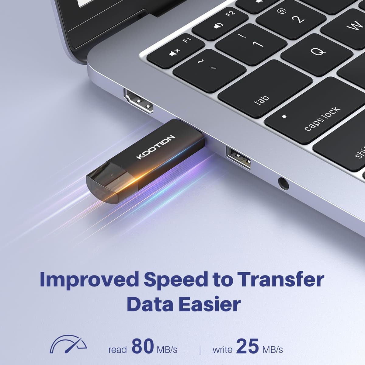 Memoria USB C 256 GB, KOOTION Pendrive C USB 3.0 OTG 2 en 1, Pendrive Tipo C Memoria 256 Gigas para Android/Window/PC/MacBook, Teléfono Huawei/Xiaomi/Samsung, Almacenamiento de Datos Externo — view 5