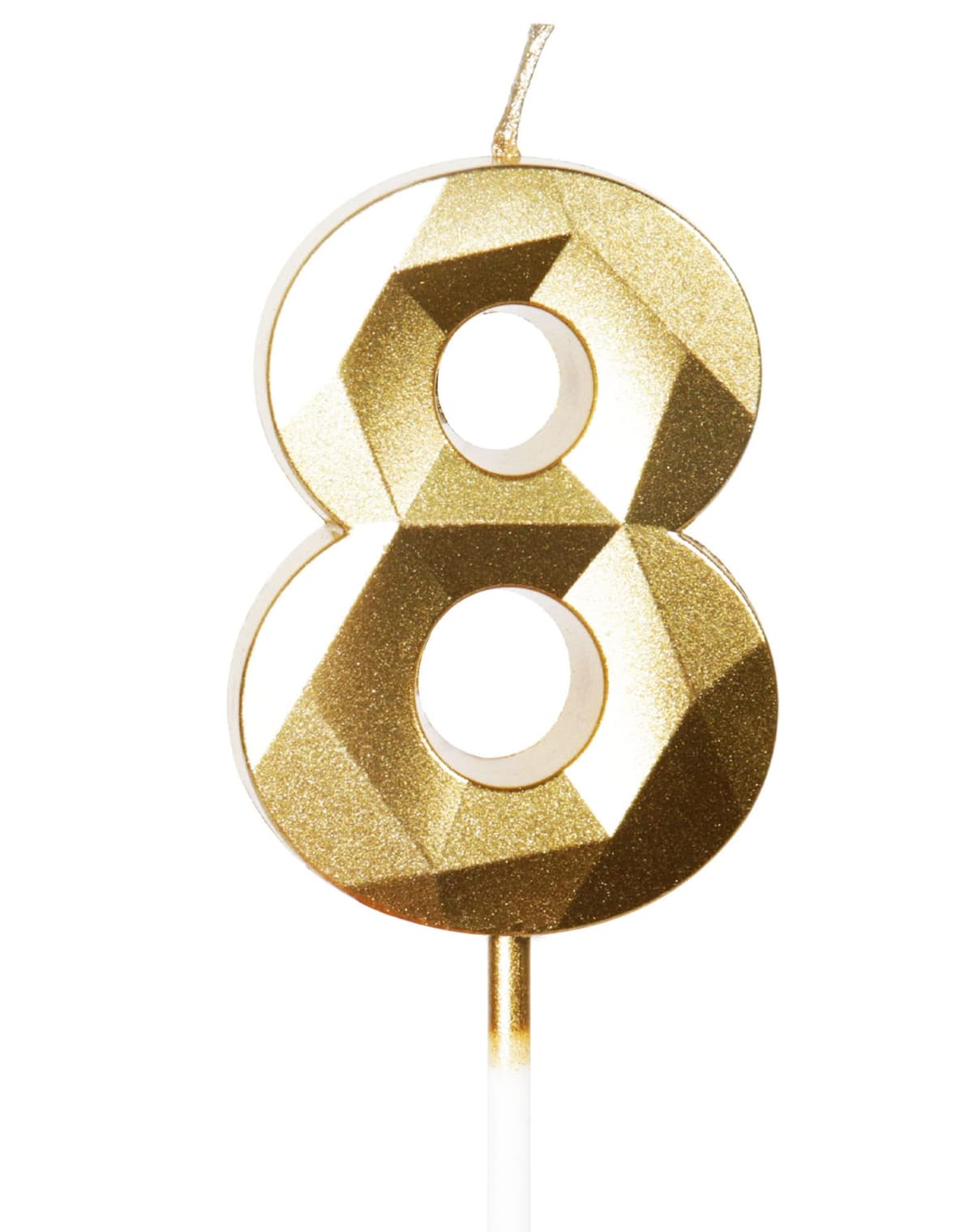 Yiran 50th Birthday Candles, Gold Number 50 Happy Birthday Candles, Cake Topper Decorations for Birthday Party, Wedding Anniversary Celebration Supply — view 237