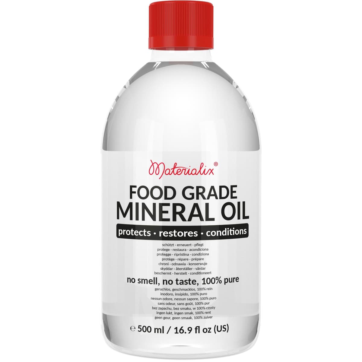 Aceite mineral de grado alimenticio Materialix (250ml) — view 8