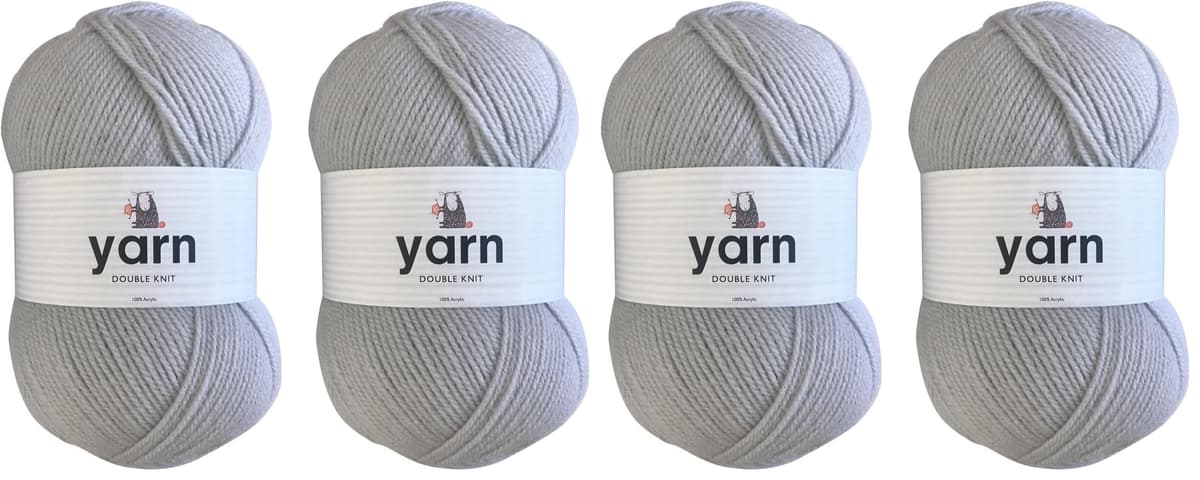 Korbond DK Beige Yarn - 100g Acrylic Wool - Lightweight, Hypoallergenic & Durable Double Knit Crochet Yarn Knitting Wool (290m Total) — view 72