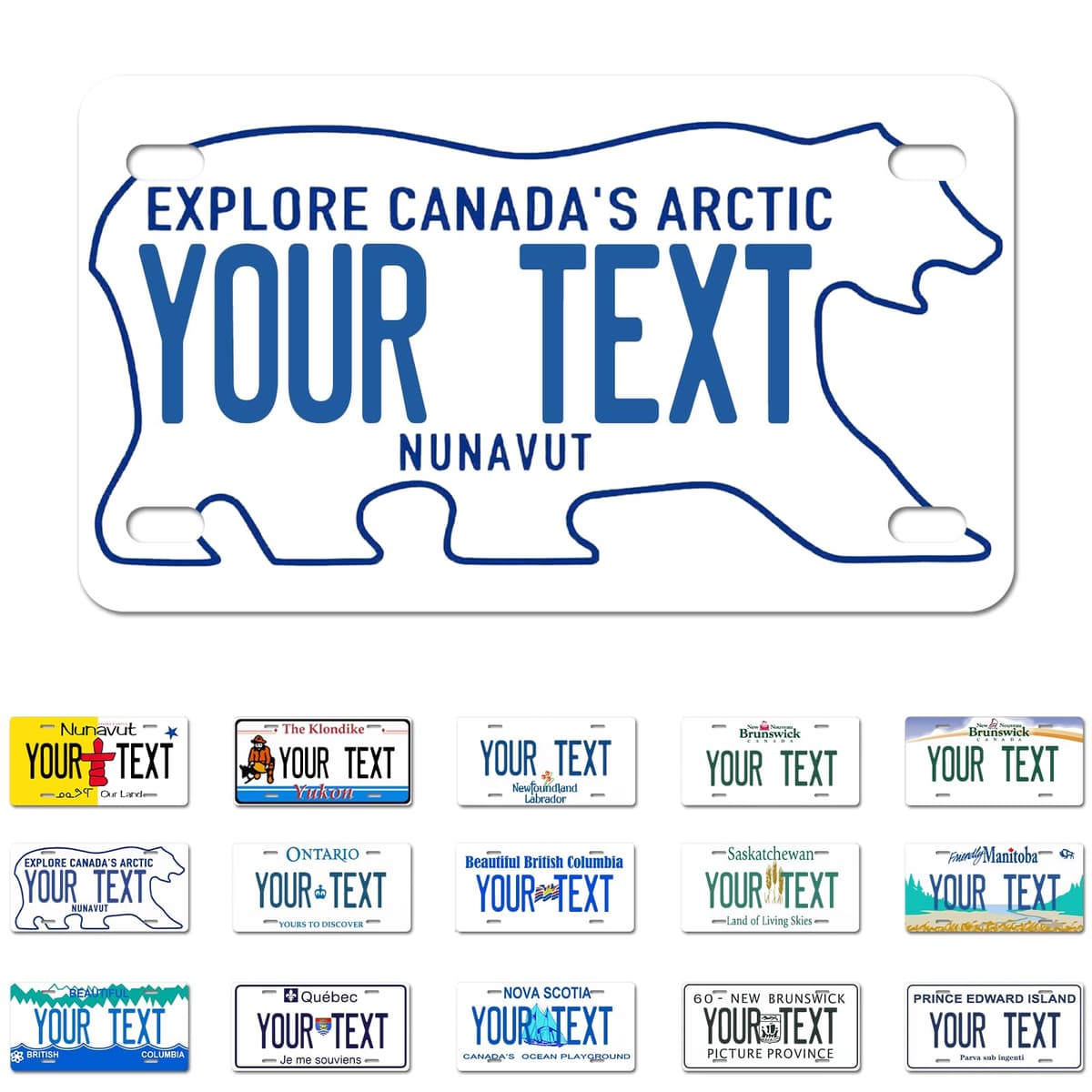 Alberta License Plate, 6"×12" Custom License Plate — view 31