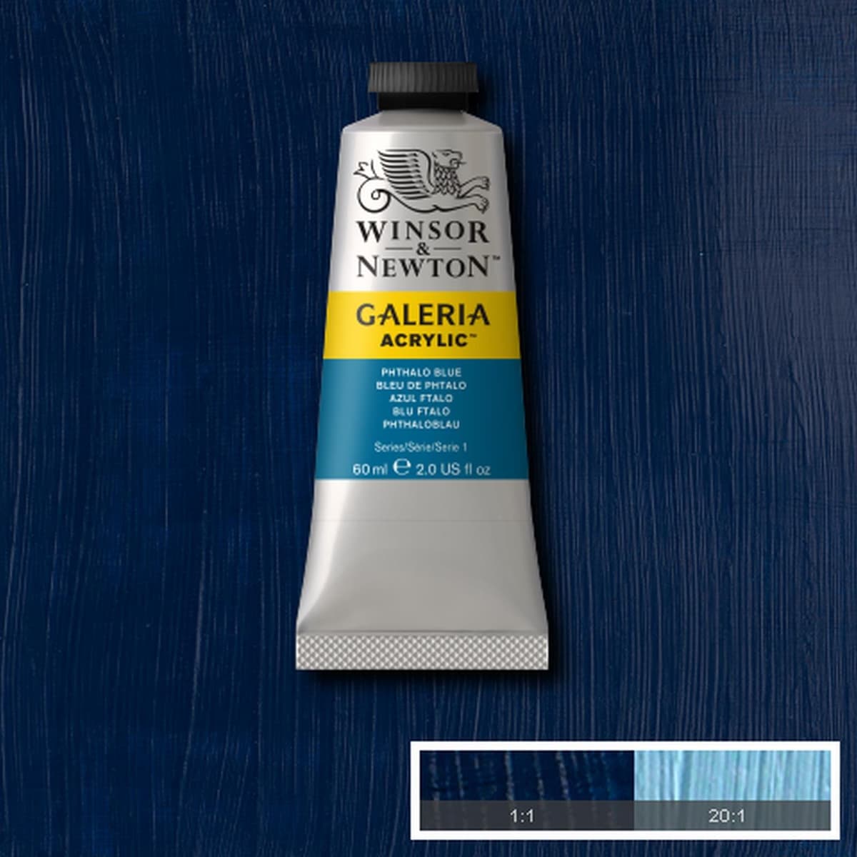 Winsor & Newton Galería - Pintura Acrílica , 500 ml, Verde (Deep Turquoise) — view 69