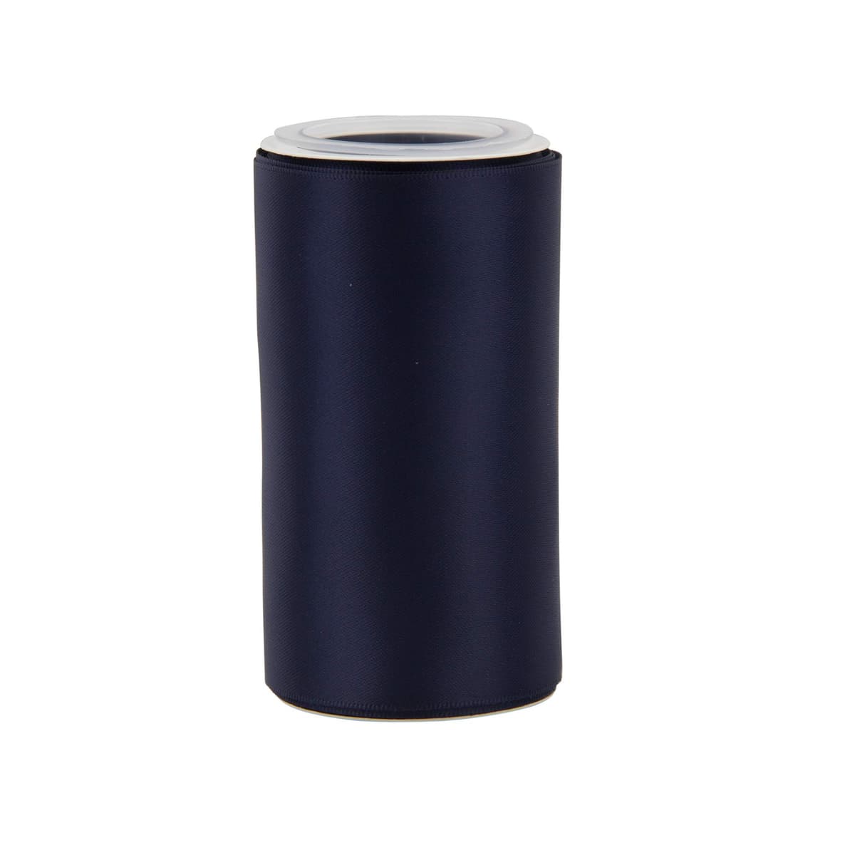 VATIN 100mm Wide Double Faced Polyester Deep Navy Blue Satin Ribbon- 4.5 Metre/Spool, Perfect for Chair Sash, Making Bow, Sewing and Wedding Bouquet — view 4