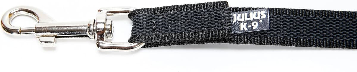 Color & Gray Super-Grip Leash with Handle, 20 mm x 1 m, Black-Gray — view 4