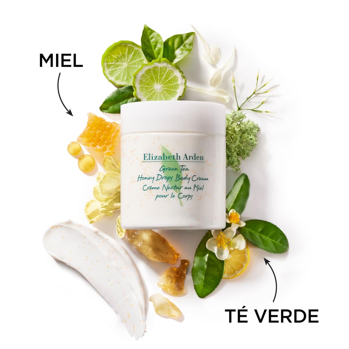 Elizabeth Arden - Green Tea Honey Drops, Crema Corporal con Gotas de Miel y Extracto de Té Verde, Revitaliza e Hidrata la Piel, Refresca y Alivia, Regenera la Piel más Seca, 500 ml — view 5