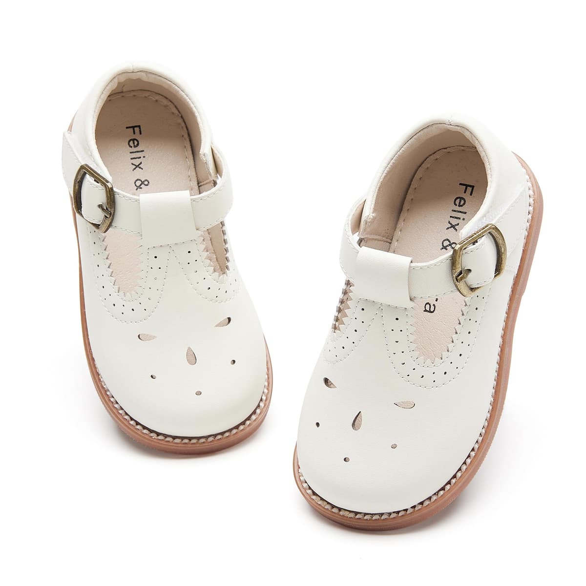 Felix & Flora Toddler Little Girl Mary Jane Dress Shoes - Ballet Flats for Girl Party School Shoes — view 76