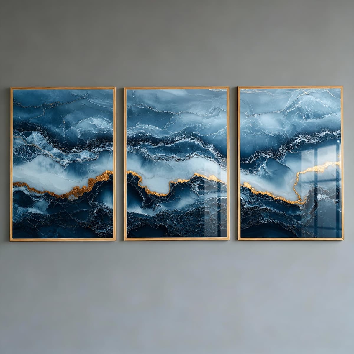 PWAAHDC Sage Green Prints Set of 3 - Boho Pictures for Living Room and Bedroom Decor, Modern Canvas Wall Art posters (Unframed A2) — view 8