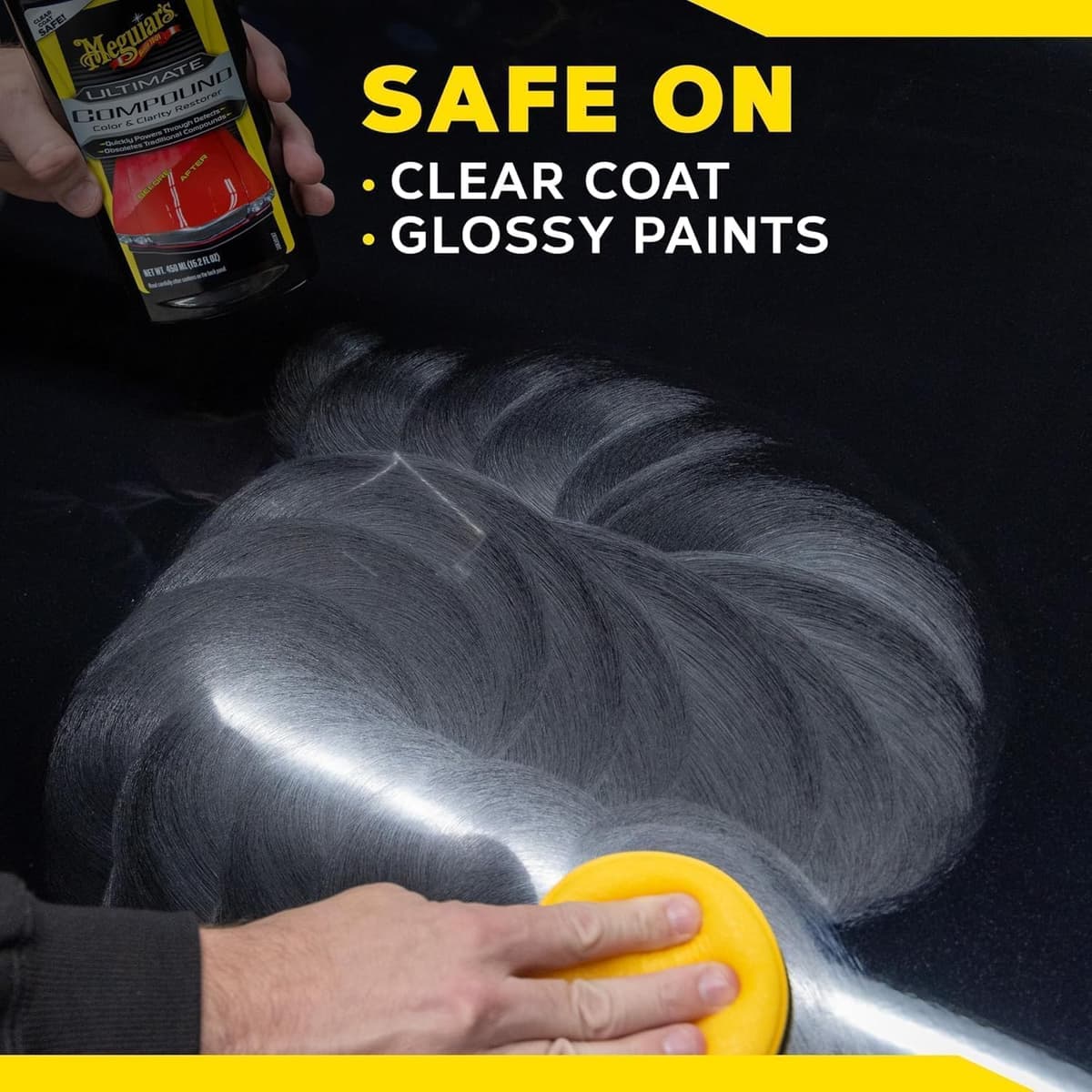 Meguiar's Ultimate Compound Colour & Clarity Restorer 450ml for Hand or Machine Polisher Application - G17216EU (Packaging may vary) — view 7