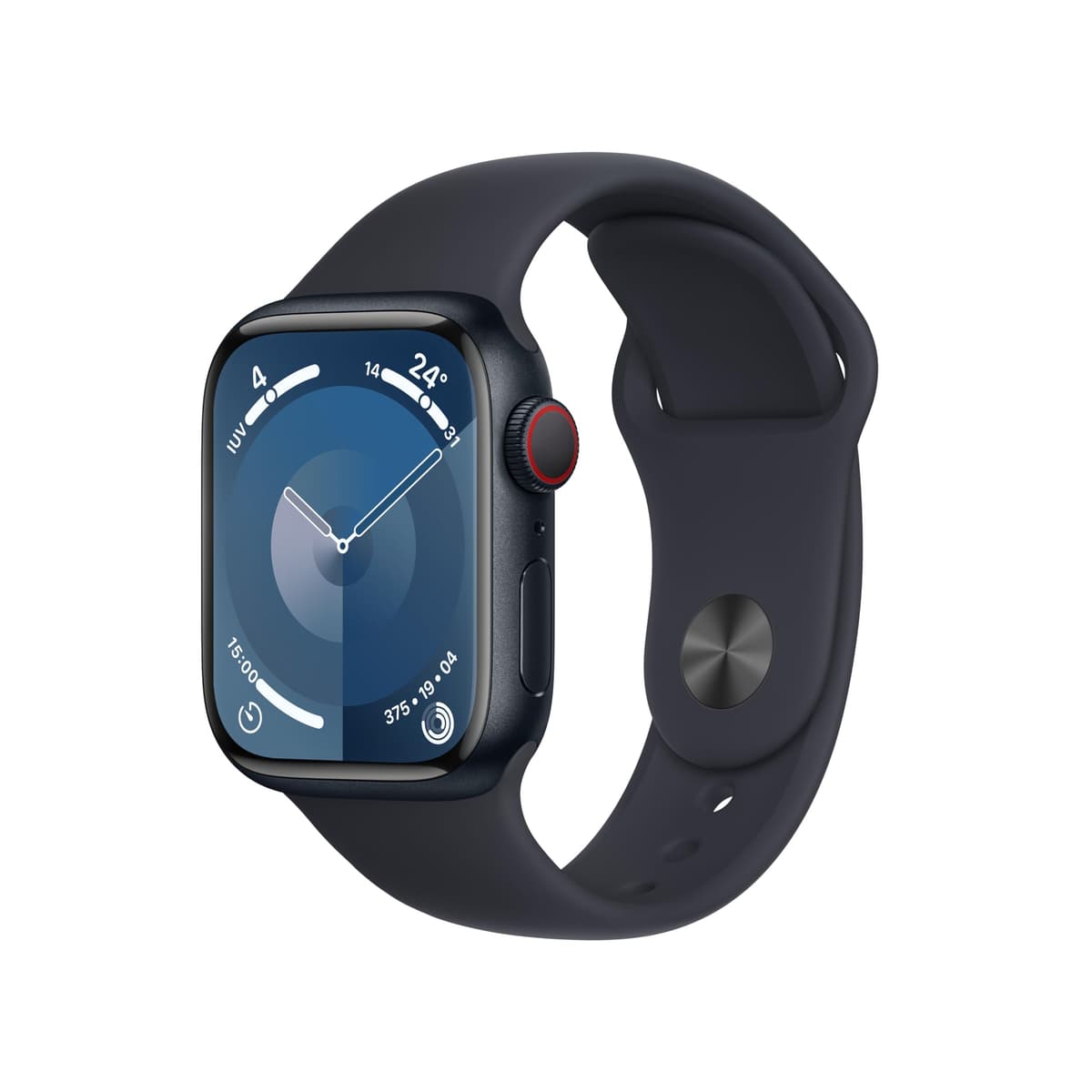Apple Watch Series 9 [GPS + Cellular] Smartwatch con Caja de Aluminio en Plata de 41 mm y Correa Loop Deportiva Azul Invierno. Monitor de entreno, App Oxígeno en Sangre, Neutro en Carbono — view 8