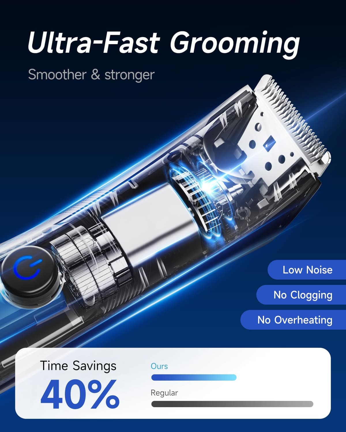 Manscape Body Trimmer Men, Painless Pubic & Balls Trimmer Men, Body Shavers w/Ceramic Blade&LED Light, IPX7 Waterproof Electric Razor, Male Grooming Kit USB-C Rechargeable, Gifts for Husband — view 4