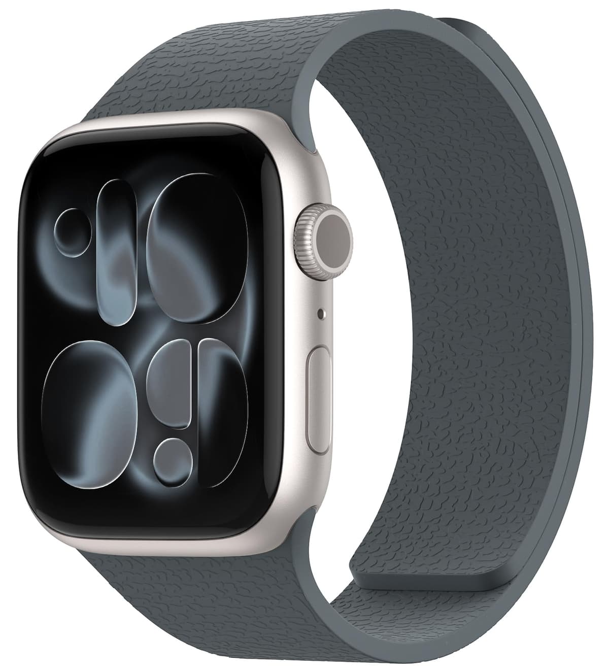 Nereides Compatible with Apple Watch Straps 42mm 41mm 40mm 38mm, Soft Magnetic Silicone Replacement Band for iWatch Series 11 10 9 8 7 6 5 4 SE SE2 SE3 3 2 1 (Black+Orange) — view 16