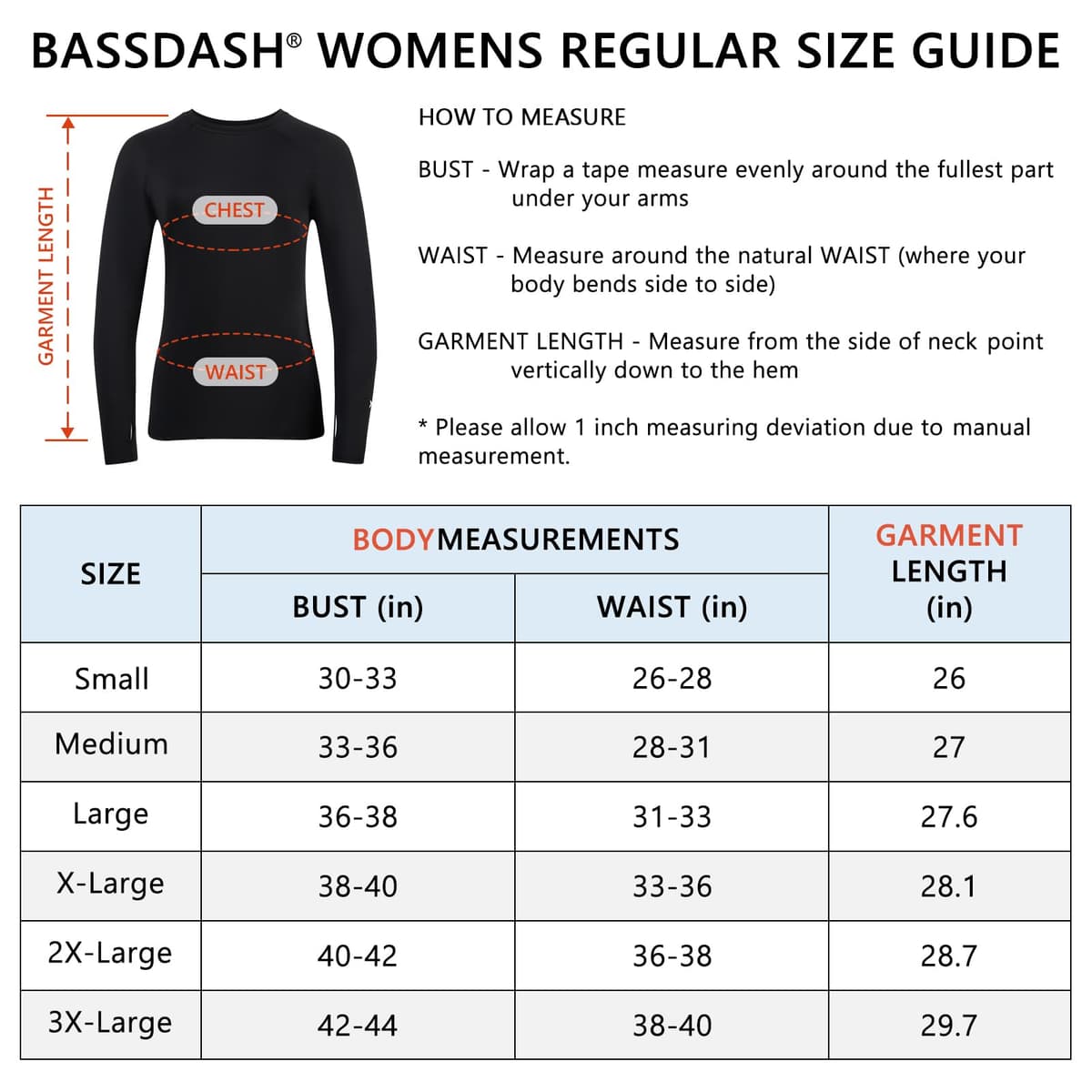 Bassdash - Camiseta de Manga Larga para Mujer con protección Solar UPF 50+ UV para Pesca, Senderismo, Rendimiento — view 3